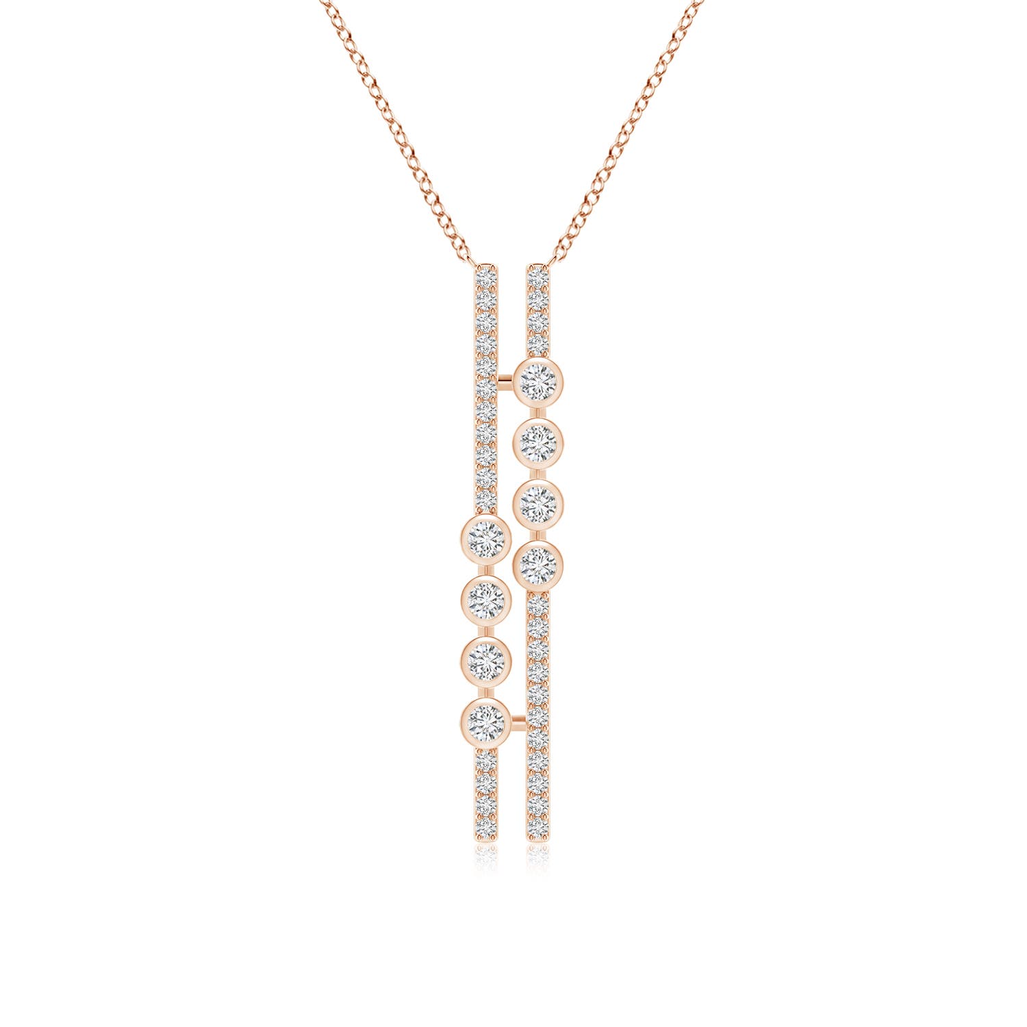 H, SI2 / 0.38 CT / 14 KT Rose Gold