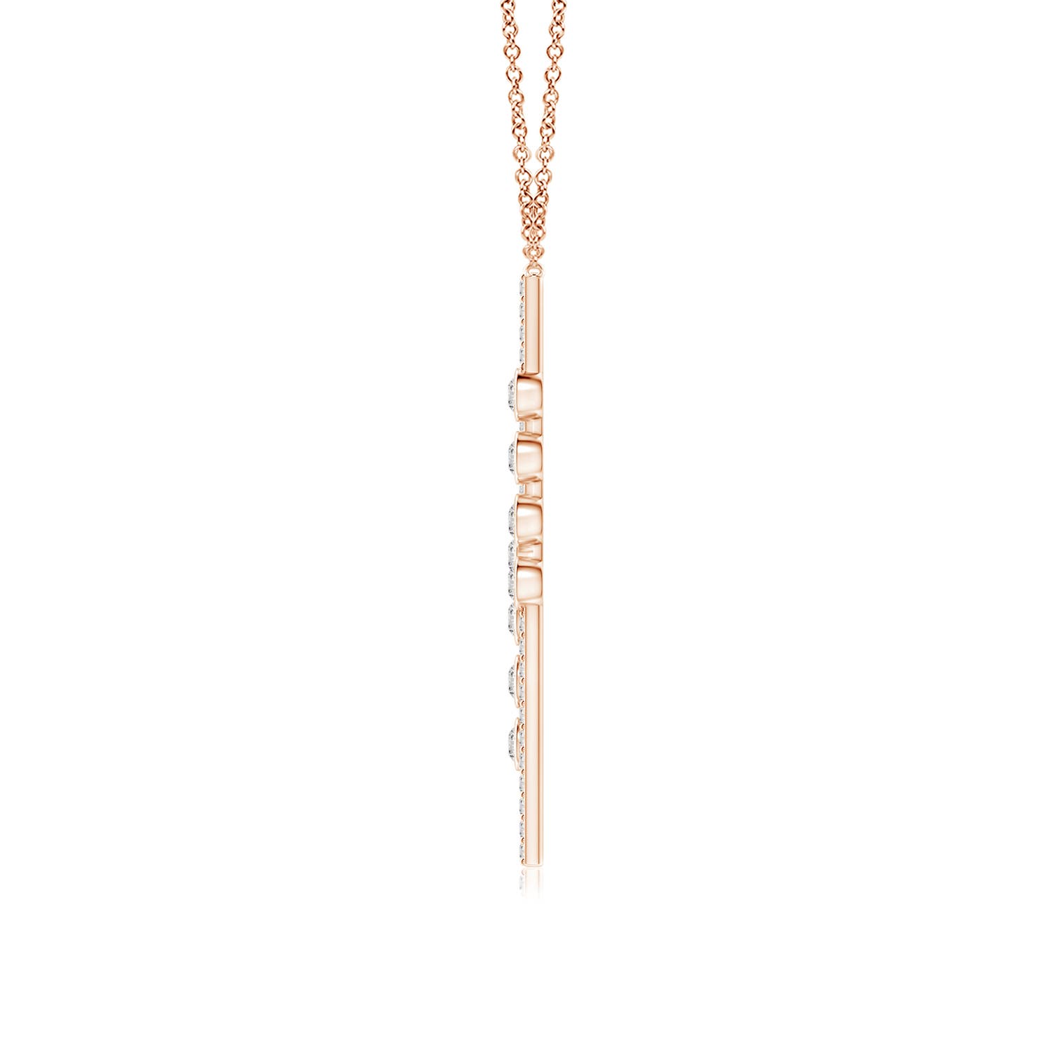 I-J, I1-I2 / 0.38 CT / 14 KT Rose Gold