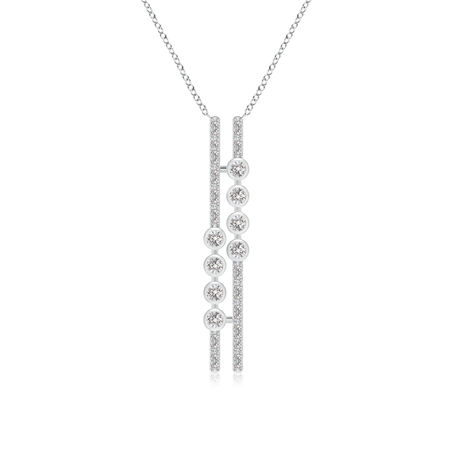 I-J, I1-I2 / 0.38 CT / 14 KT White Gold