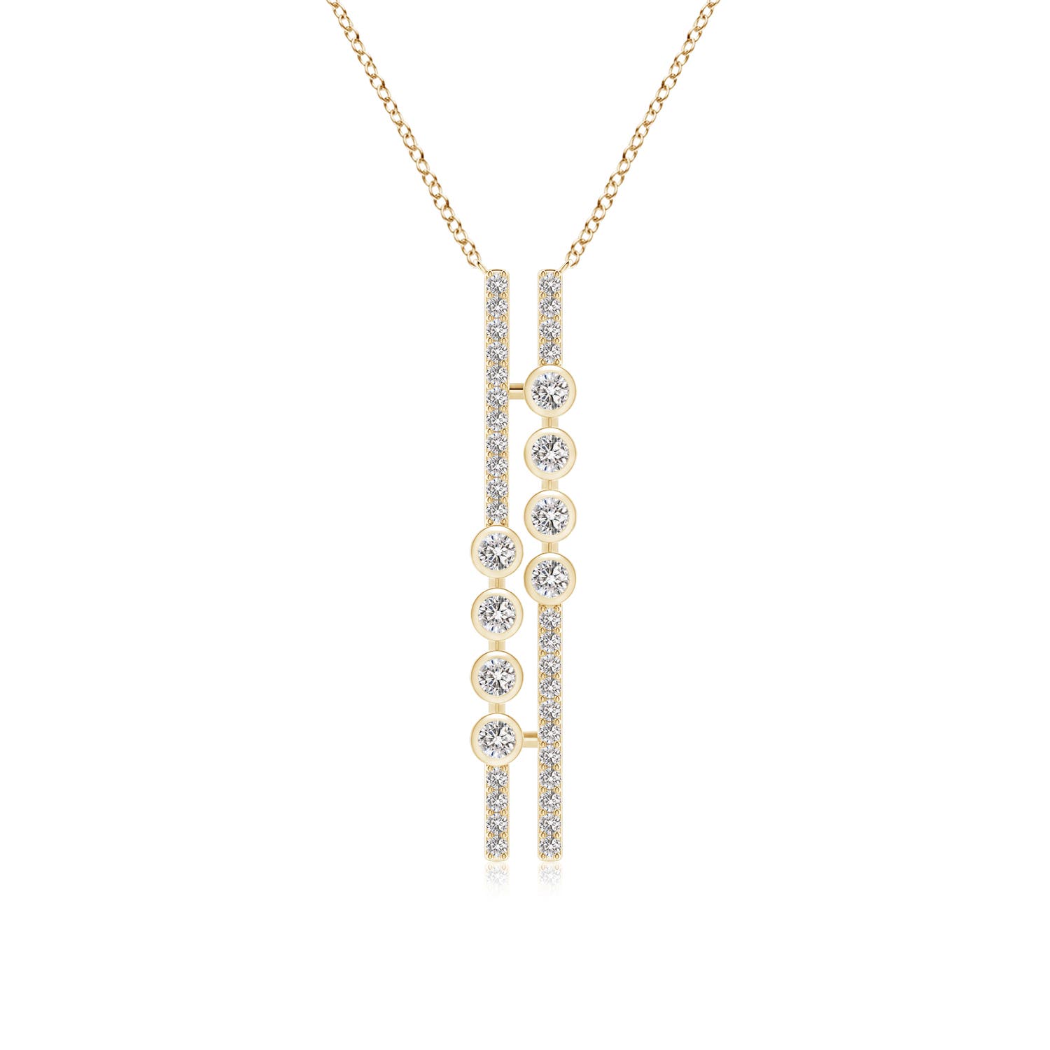 I-J, I1-I2 / 0.38 CT / 14 KT Yellow Gold