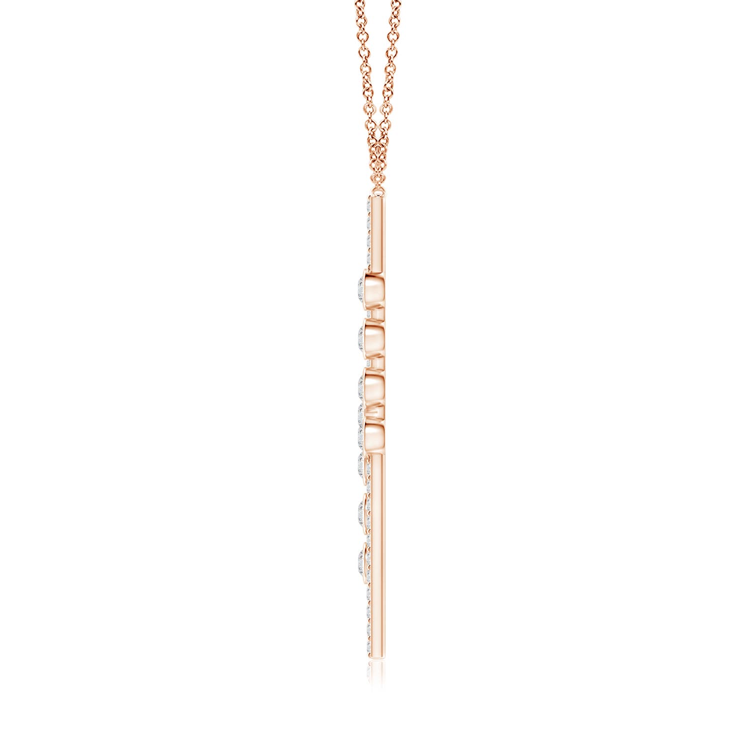 H, SI2 / 0.49 CT / 14 KT Rose Gold