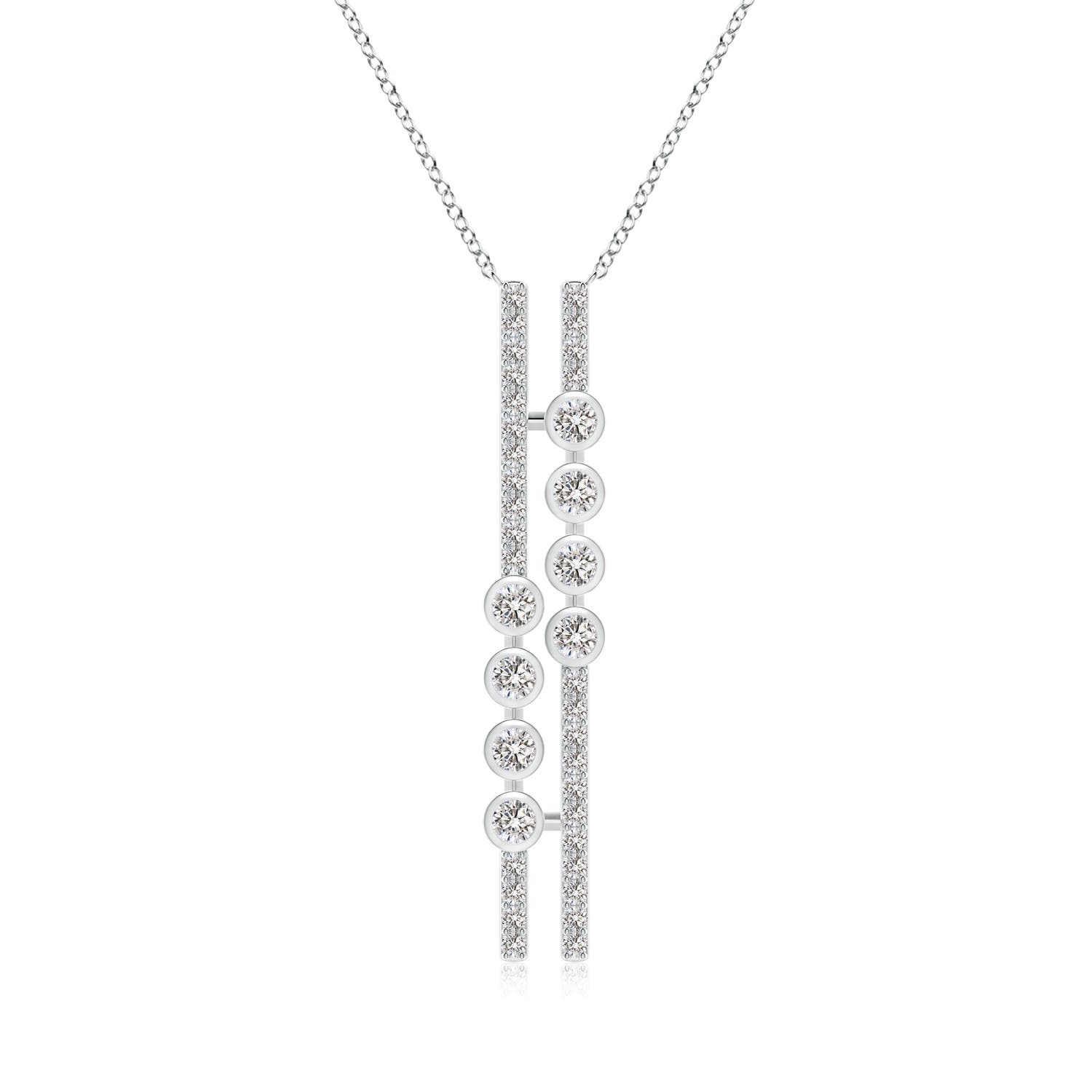 I-J, I1-I2 / 0.49 CT / 14 KT White Gold