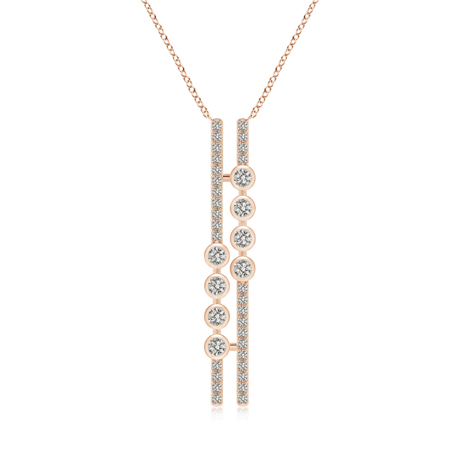 K, I3 / 0.49 CT / 14 KT Rose Gold