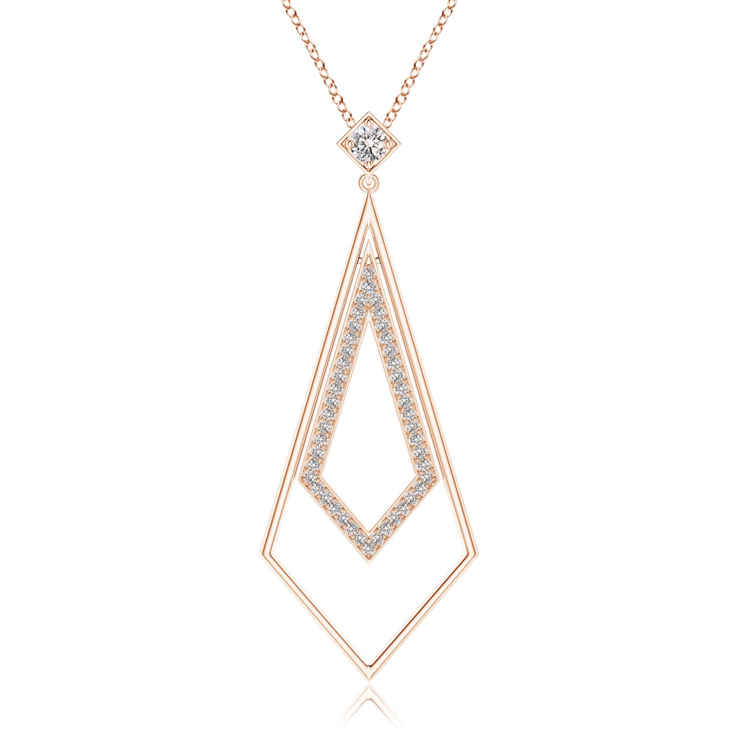 I-J, I1-I2 / 0.3 CT / 14 KT Rose Gold