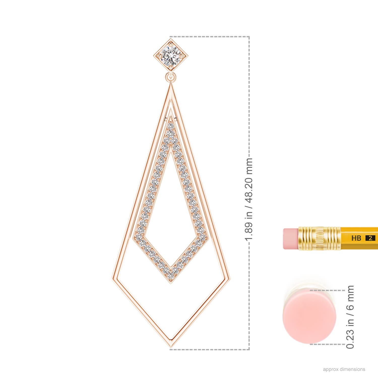 I-J, I1-I2 / 0.3 CT / 14 KT Rose Gold