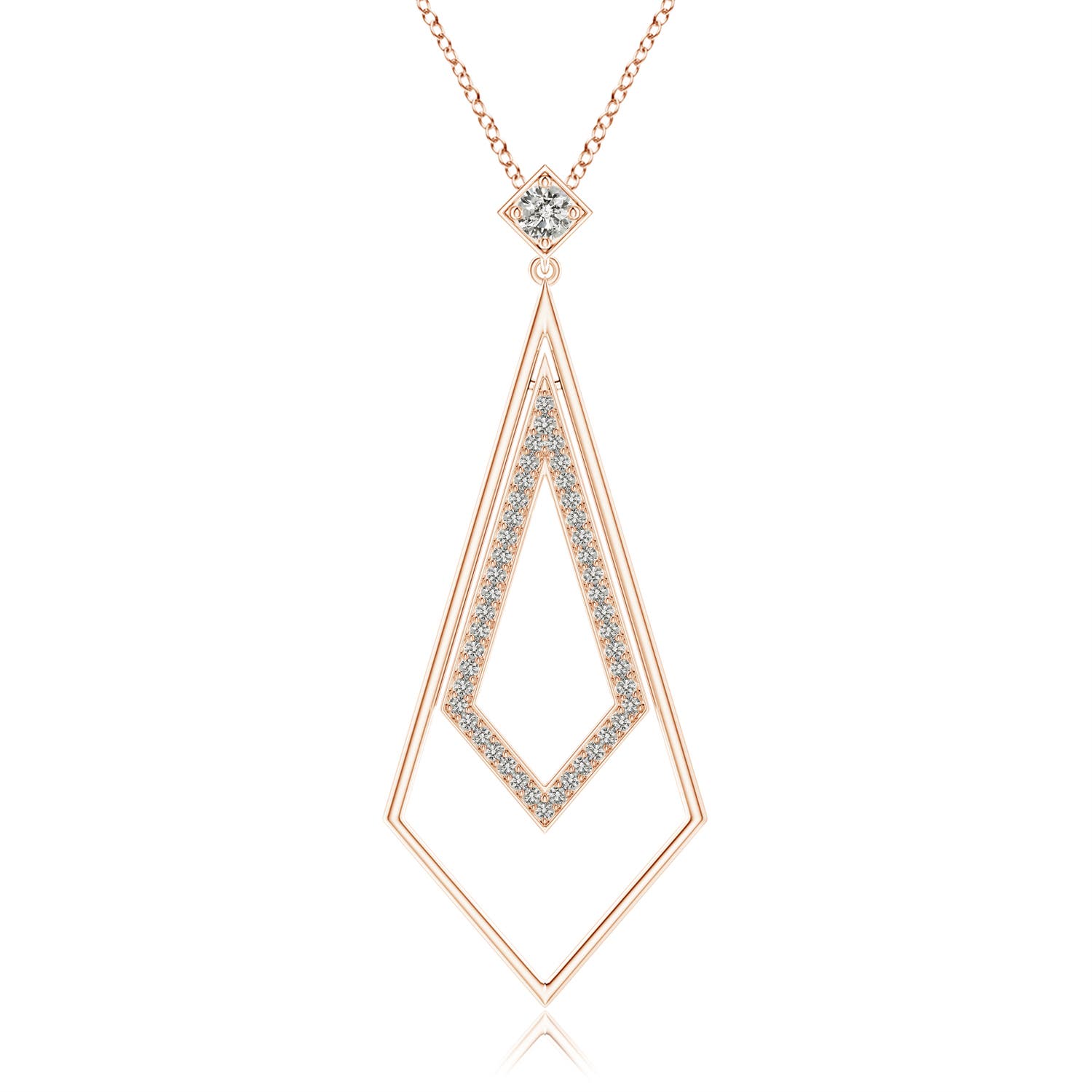 K, I3 / 0.3 CT / 14 KT Rose Gold