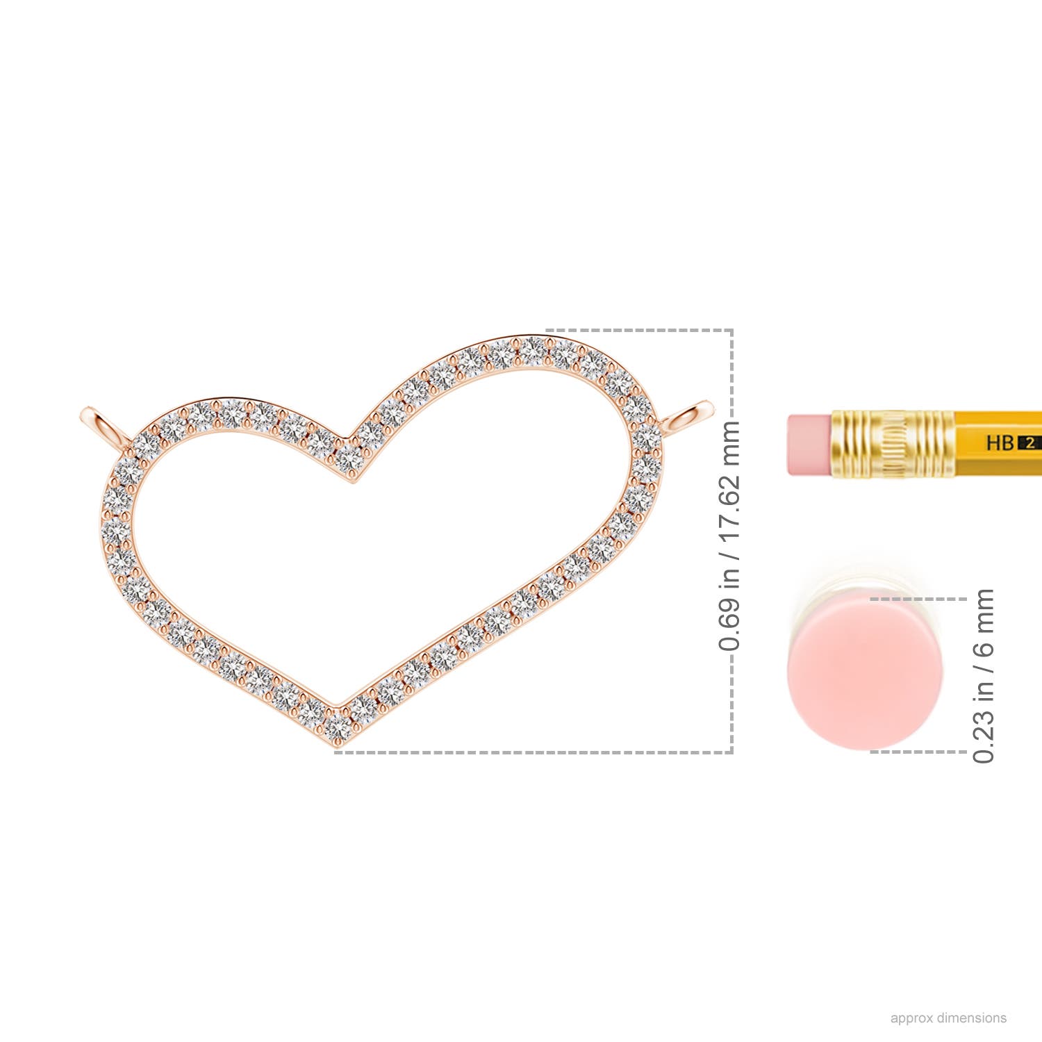 I-J, I1-I2 / 0.32 CT / 14 KT Rose Gold