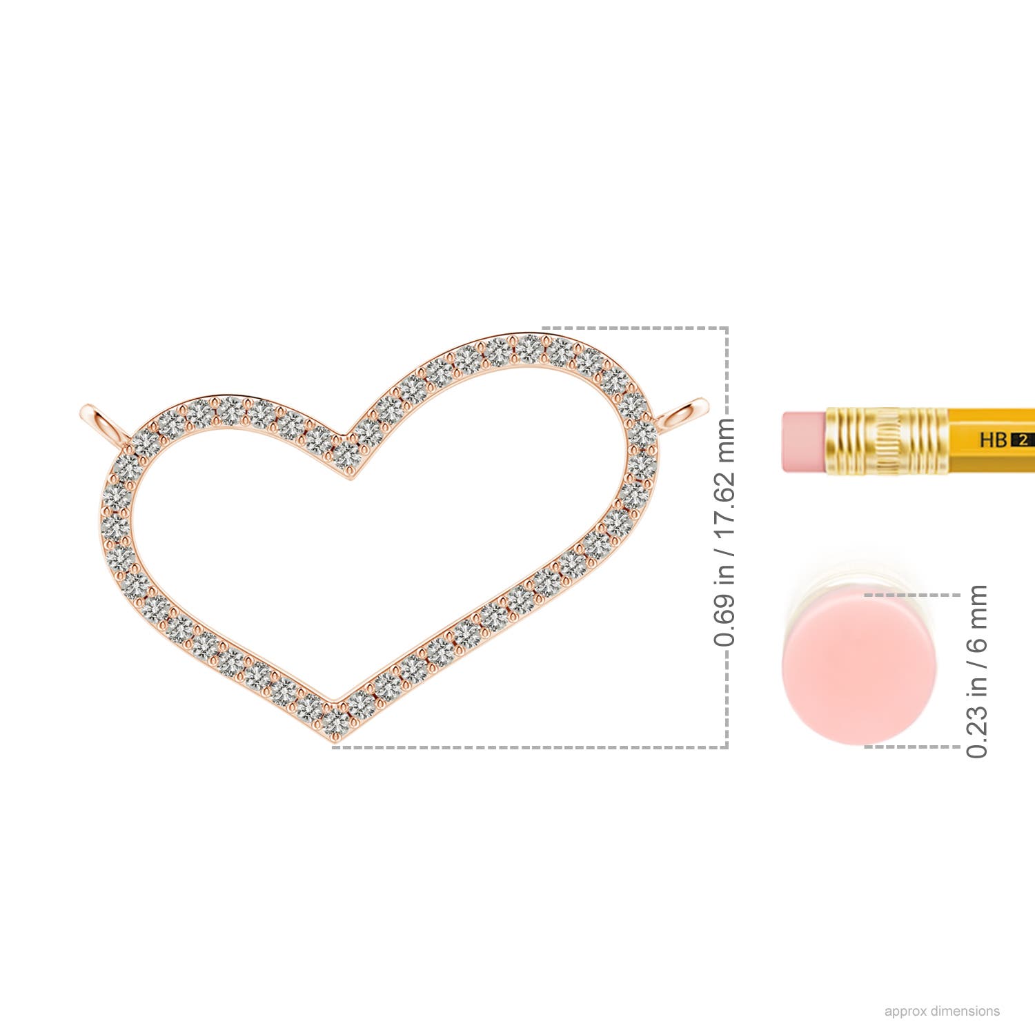 K, I3 / 0.32 CT / 14 KT Rose Gold