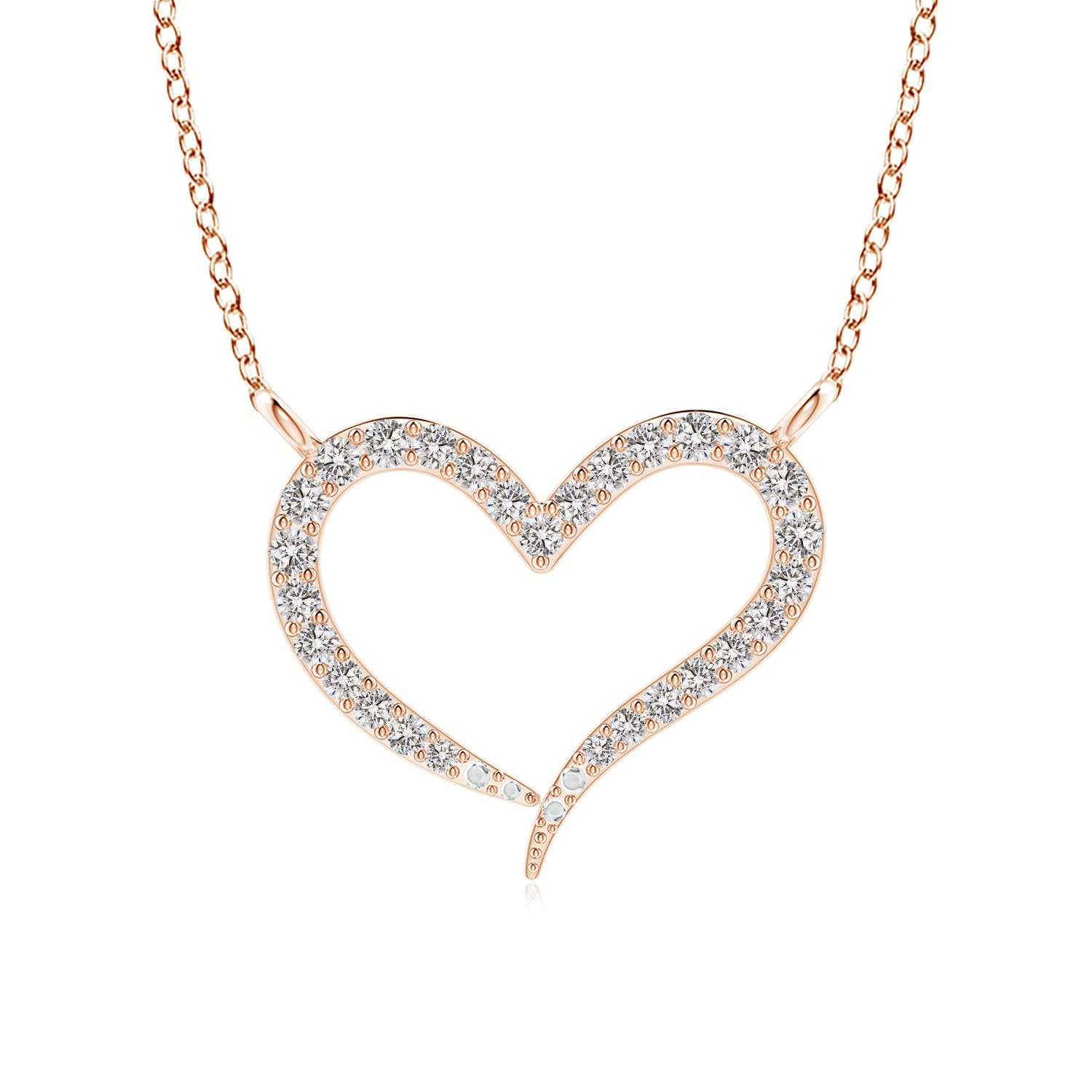 I-J, I1-I2 / 0.14 CT / 14 KT Rose Gold