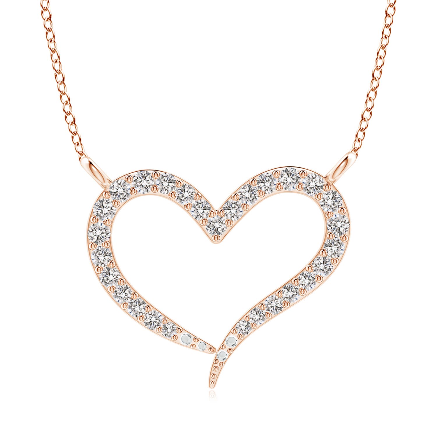 I-J, I1-I2 / 0.21 CT / 14 KT Rose Gold