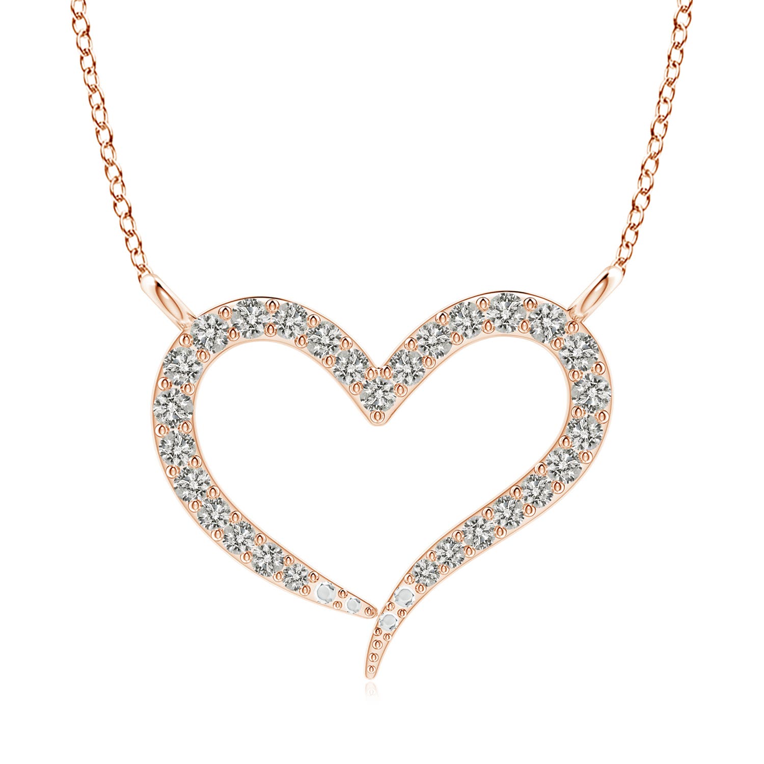 K, I3 / 0.21 CT / 14 KT Rose Gold