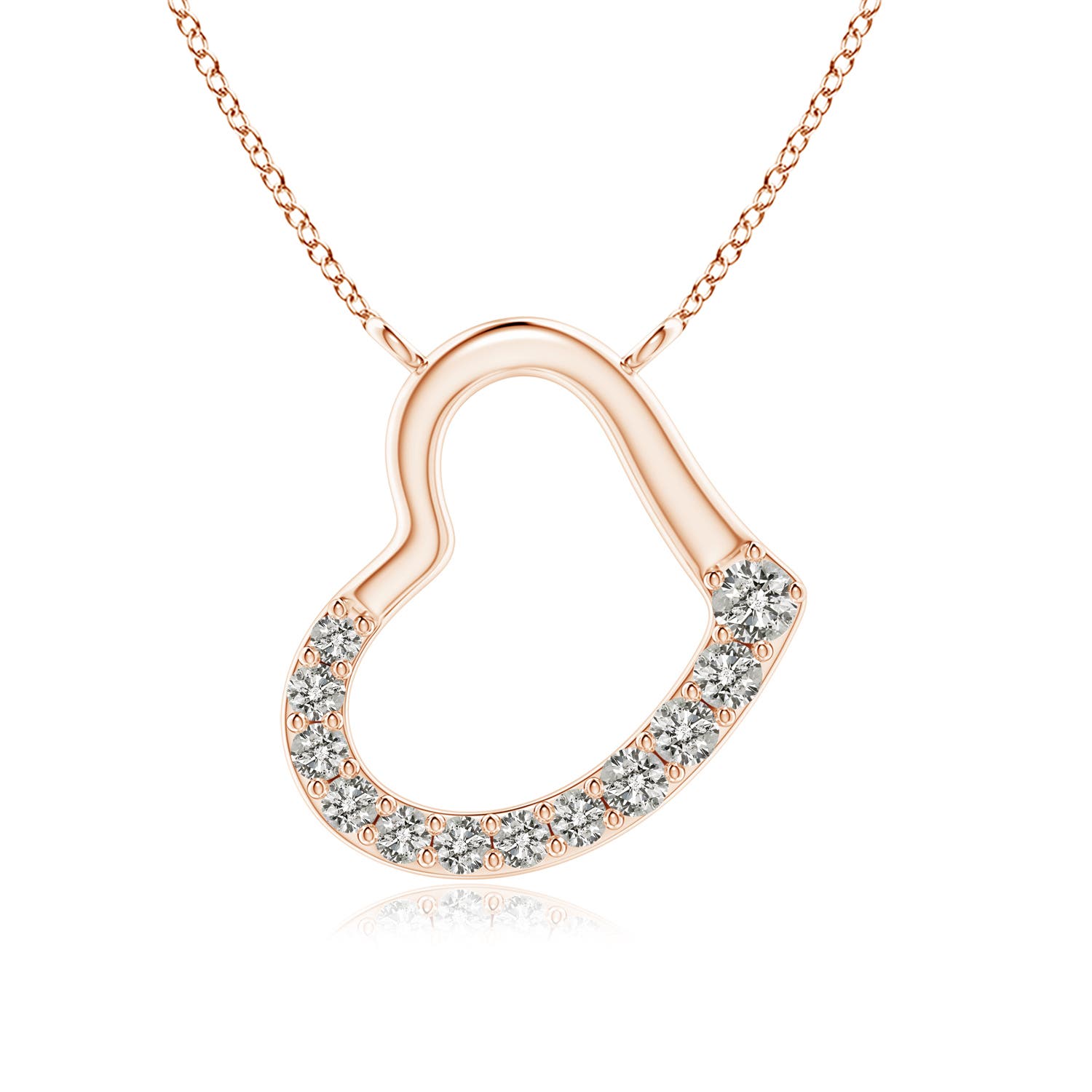 K, I3 / 0.27 CT / 14 KT Rose Gold