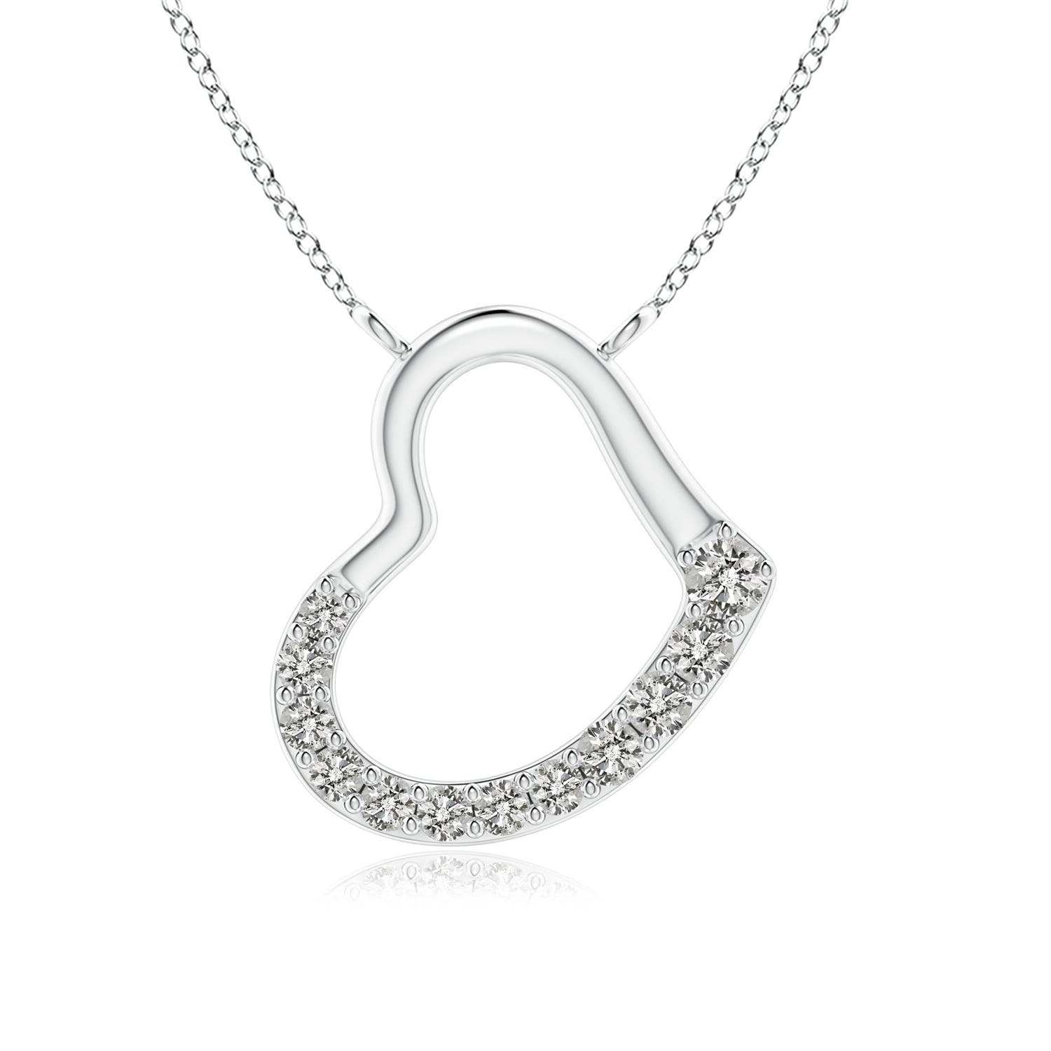 K, I3 / 0.27 CT / 14 KT White Gold