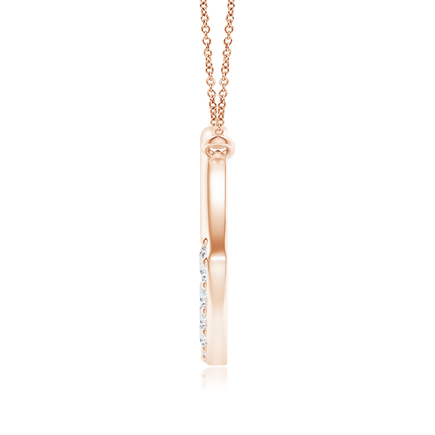 G, VS2 / 0.34 CT / 14 KT Rose Gold