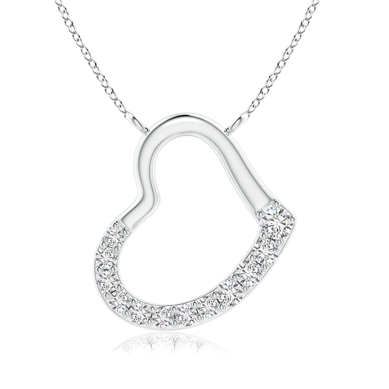 H, SI2 / 0.34 CT / 14 KT White Gold