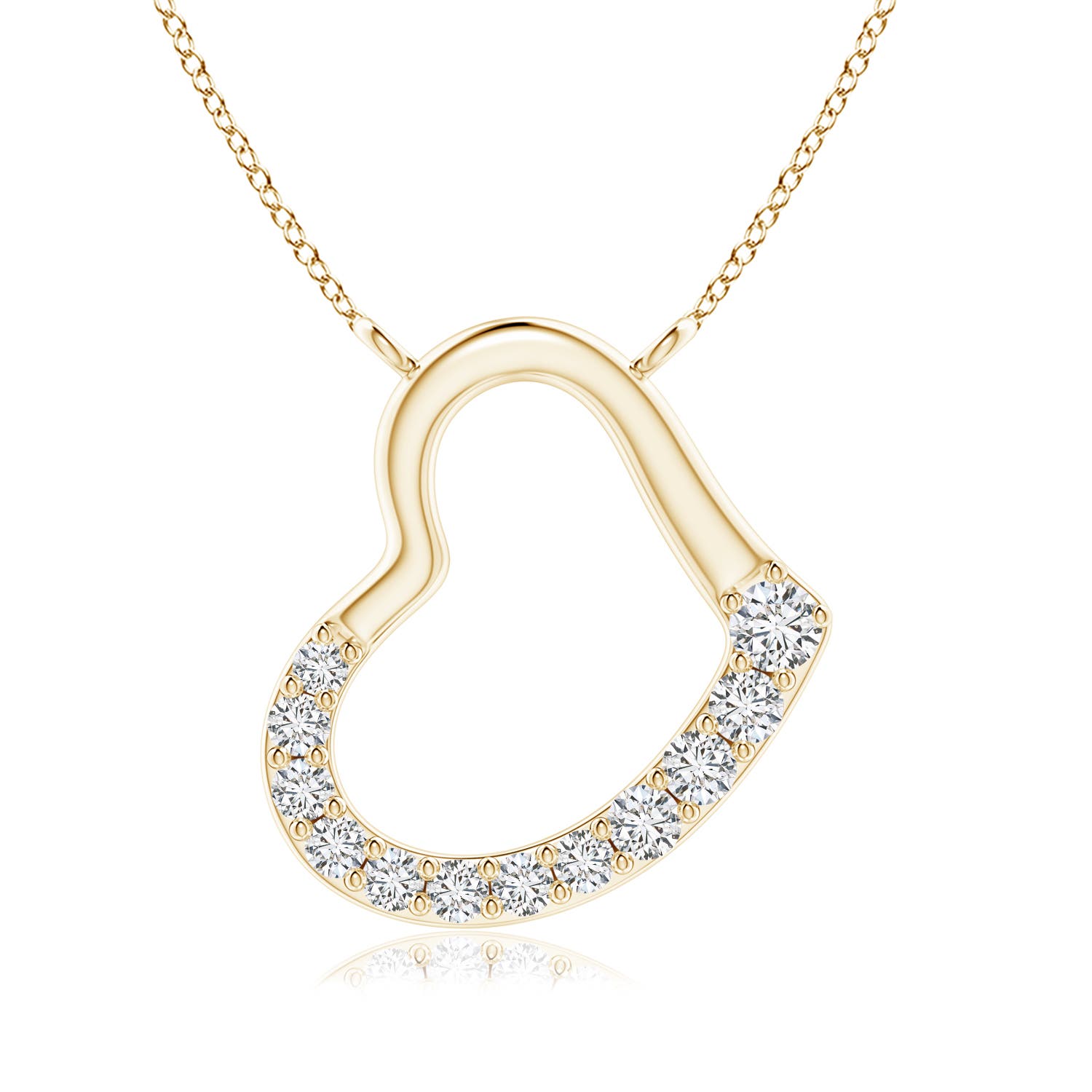 H, SI2 / 0.34 CT / 14 KT Yellow Gold