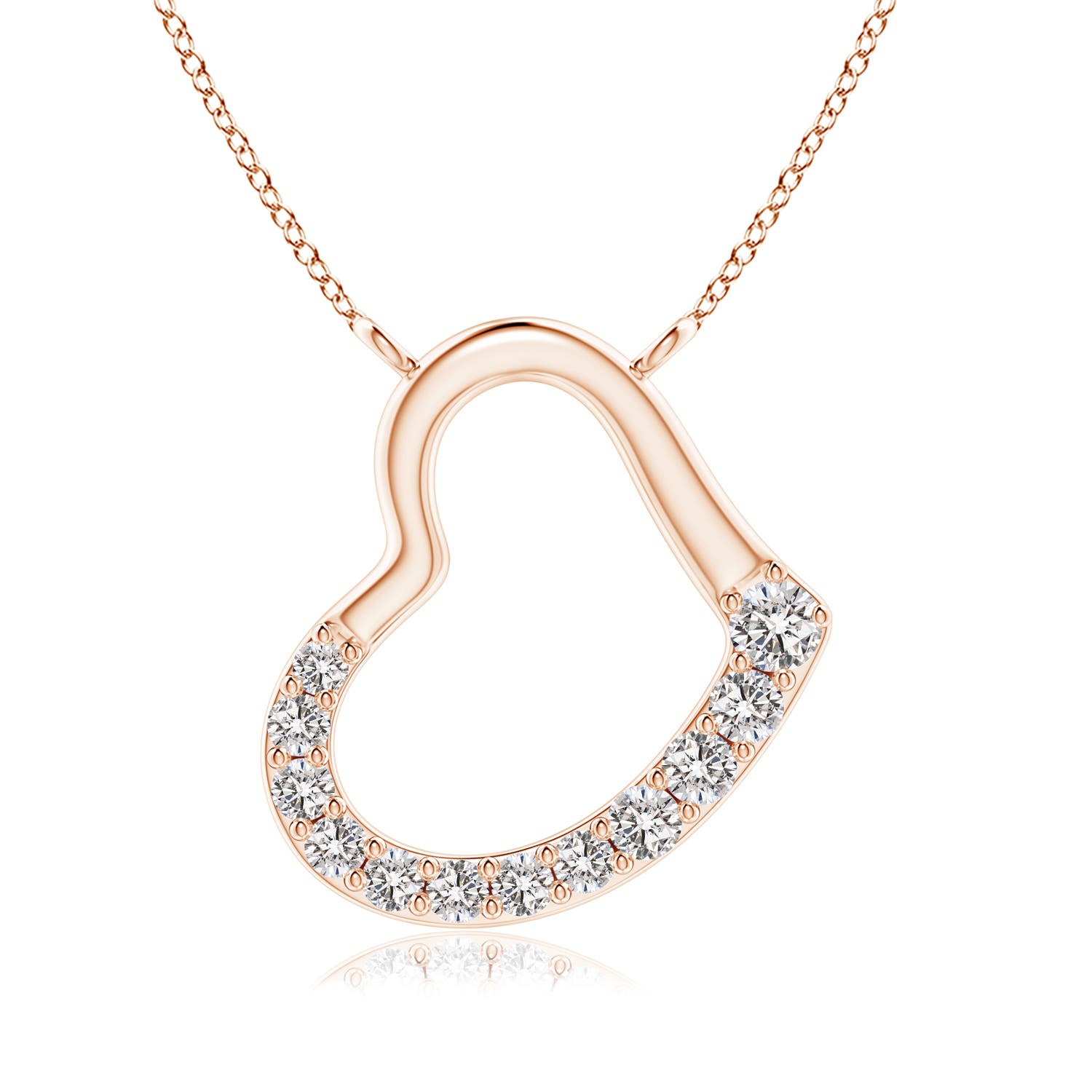 I-J, I1-I2 / 0.34 CT / 14 KT Rose Gold