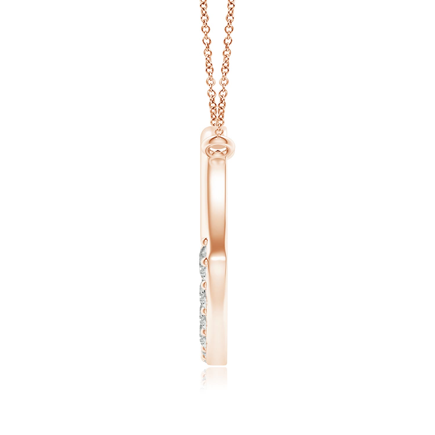 K, I3 / 0.34 CT / 14 KT Rose Gold