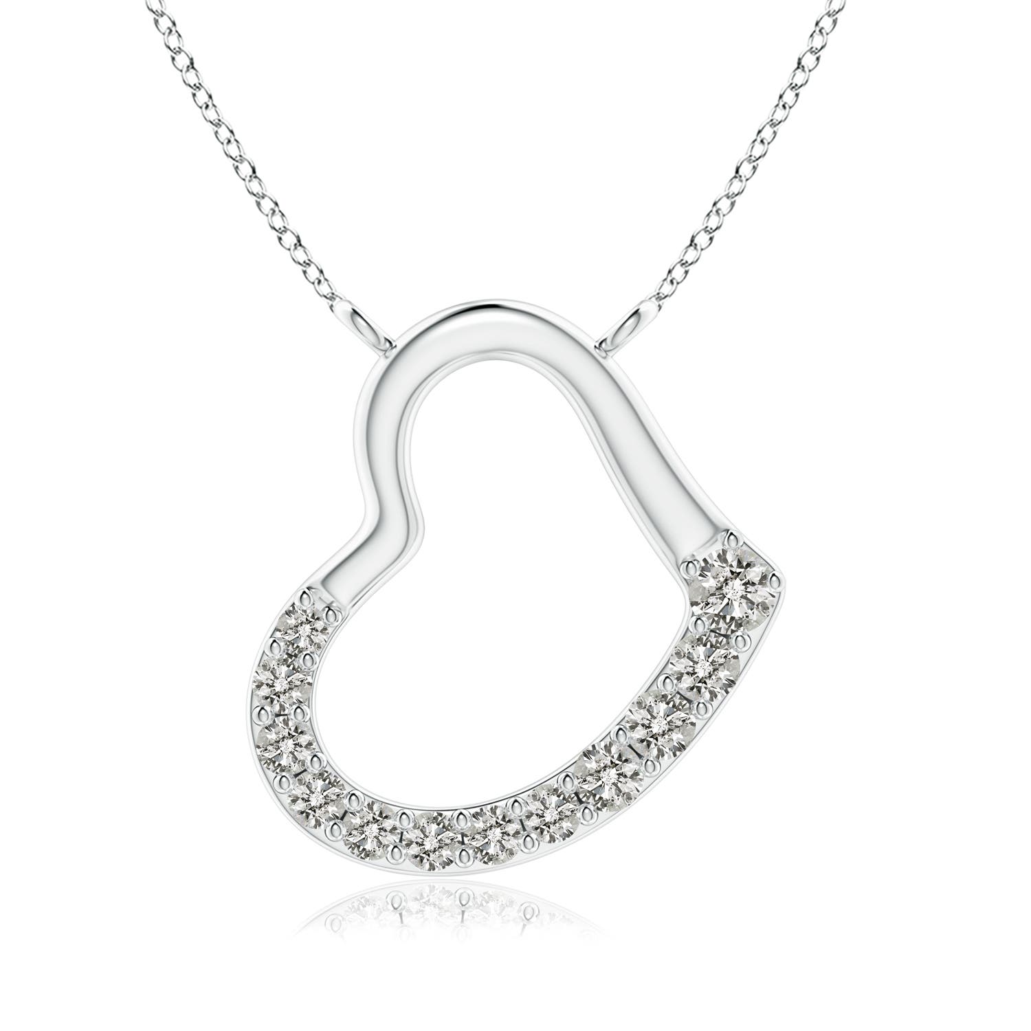 K, I3 / 0.34 CT / 14 KT White Gold