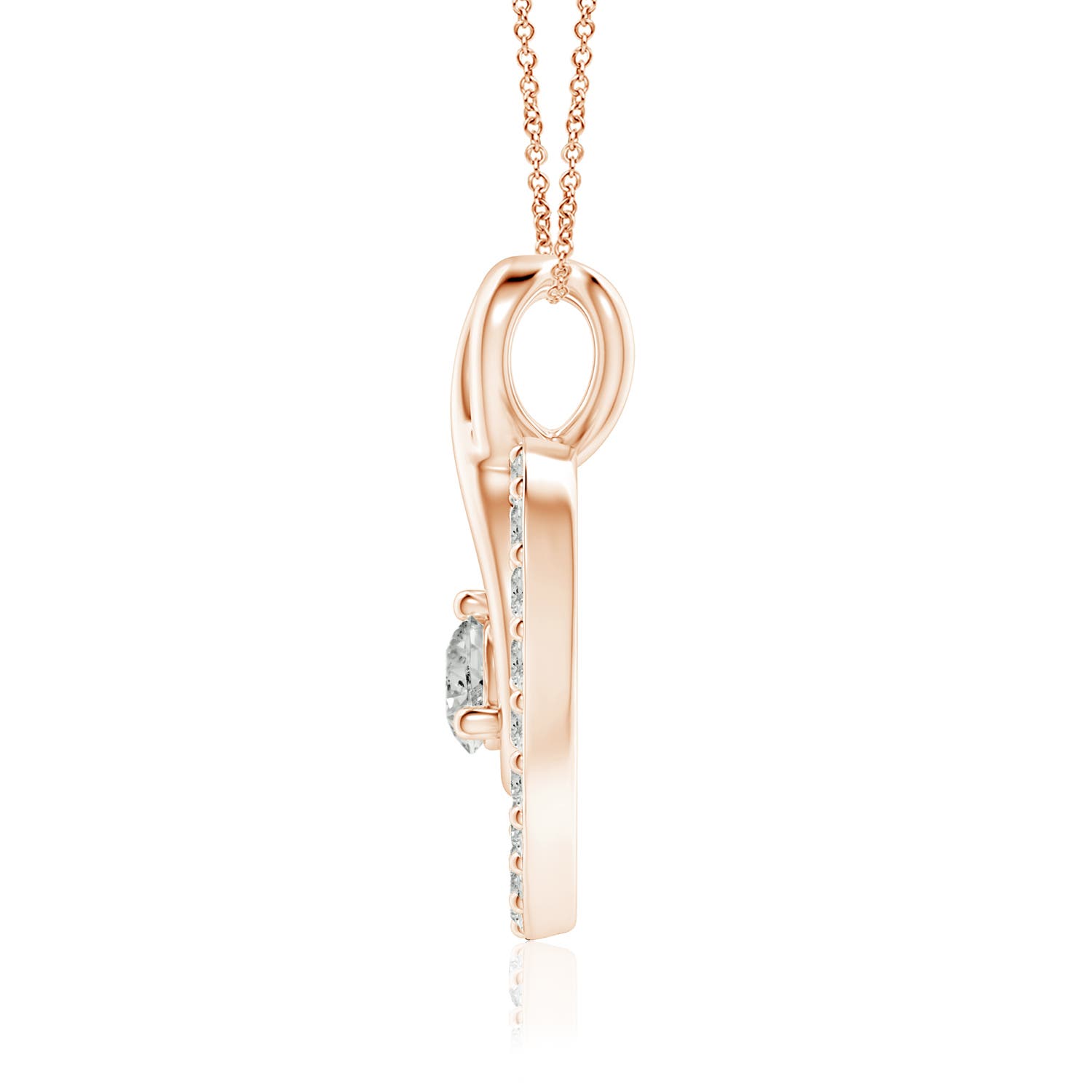 K, I3 / 0.36 CT / 14 KT Rose Gold