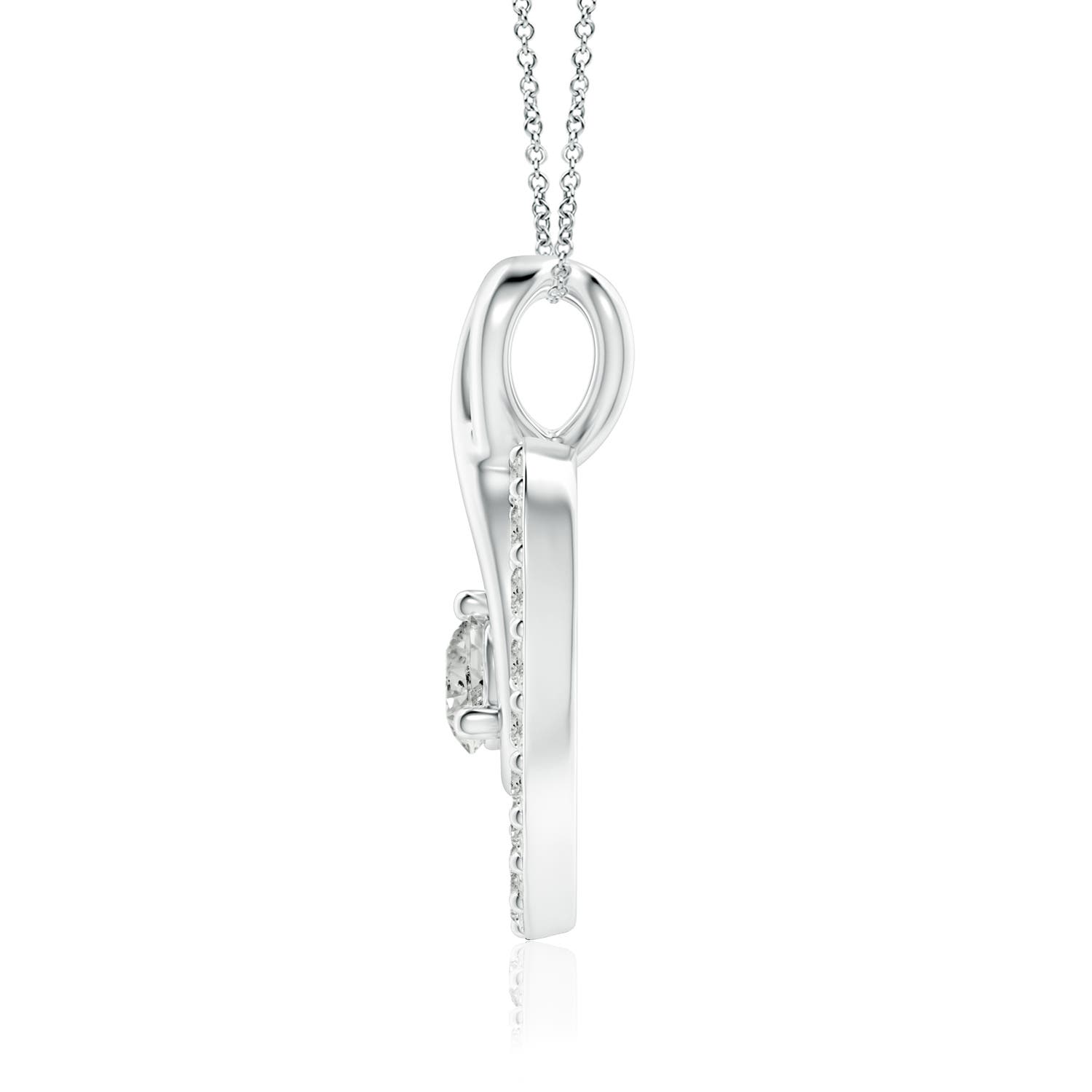 K, I3 / 0.36 CT / 14 KT White Gold