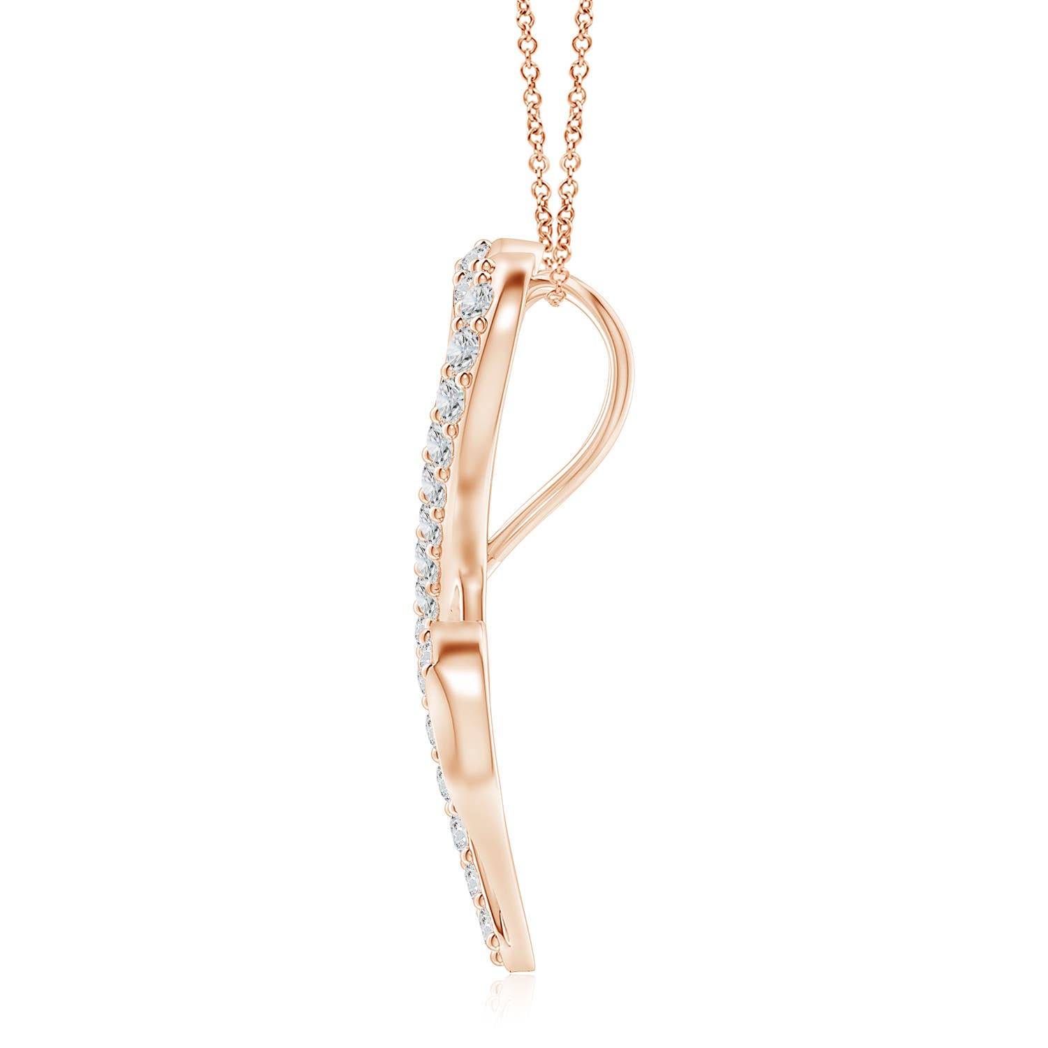 H, SI2 / 0.97 CT / 14 KT Rose Gold