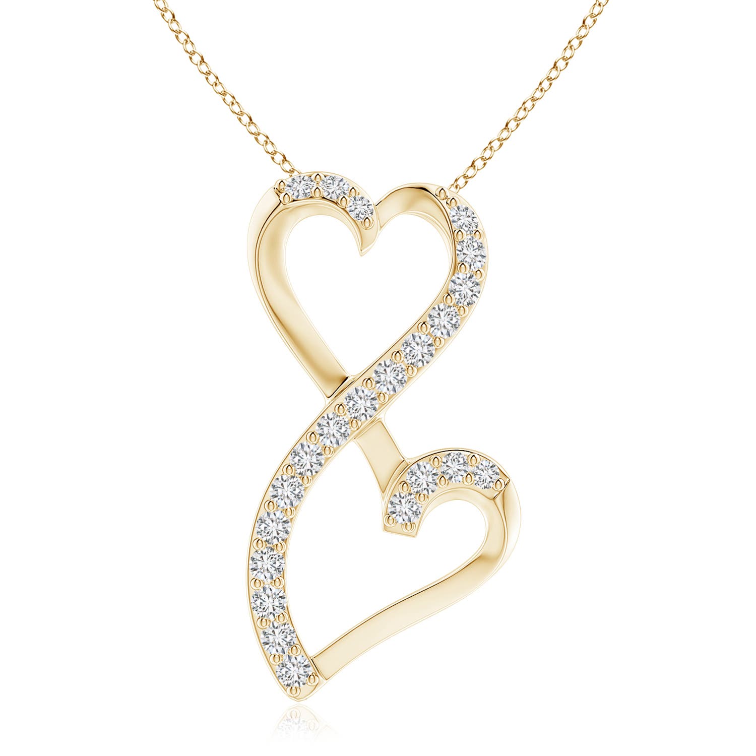 H, SI2 / 0.97 CT / 14 KT Yellow Gold