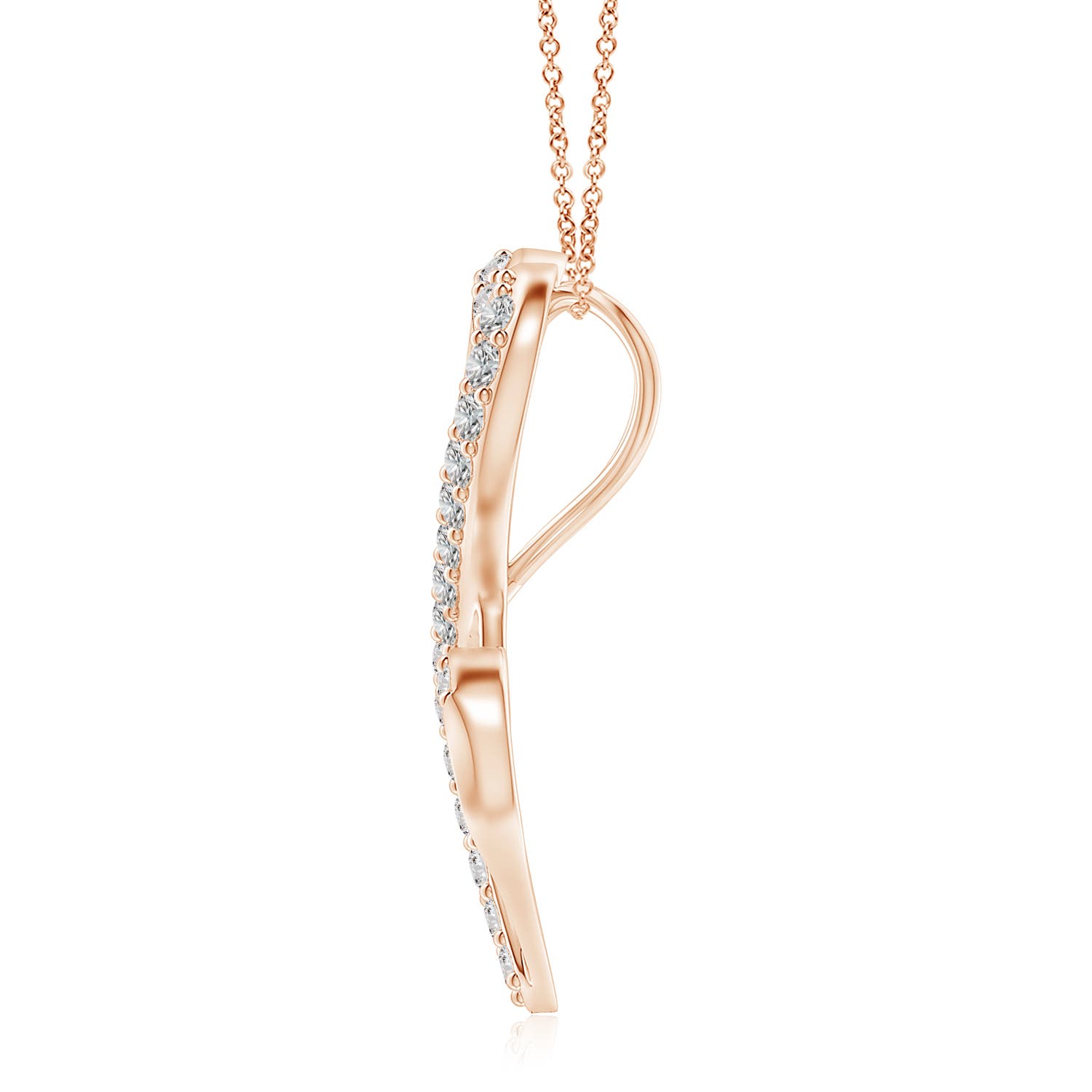 I-J, I1-I2 / 0.97 CT / 14 KT Rose Gold