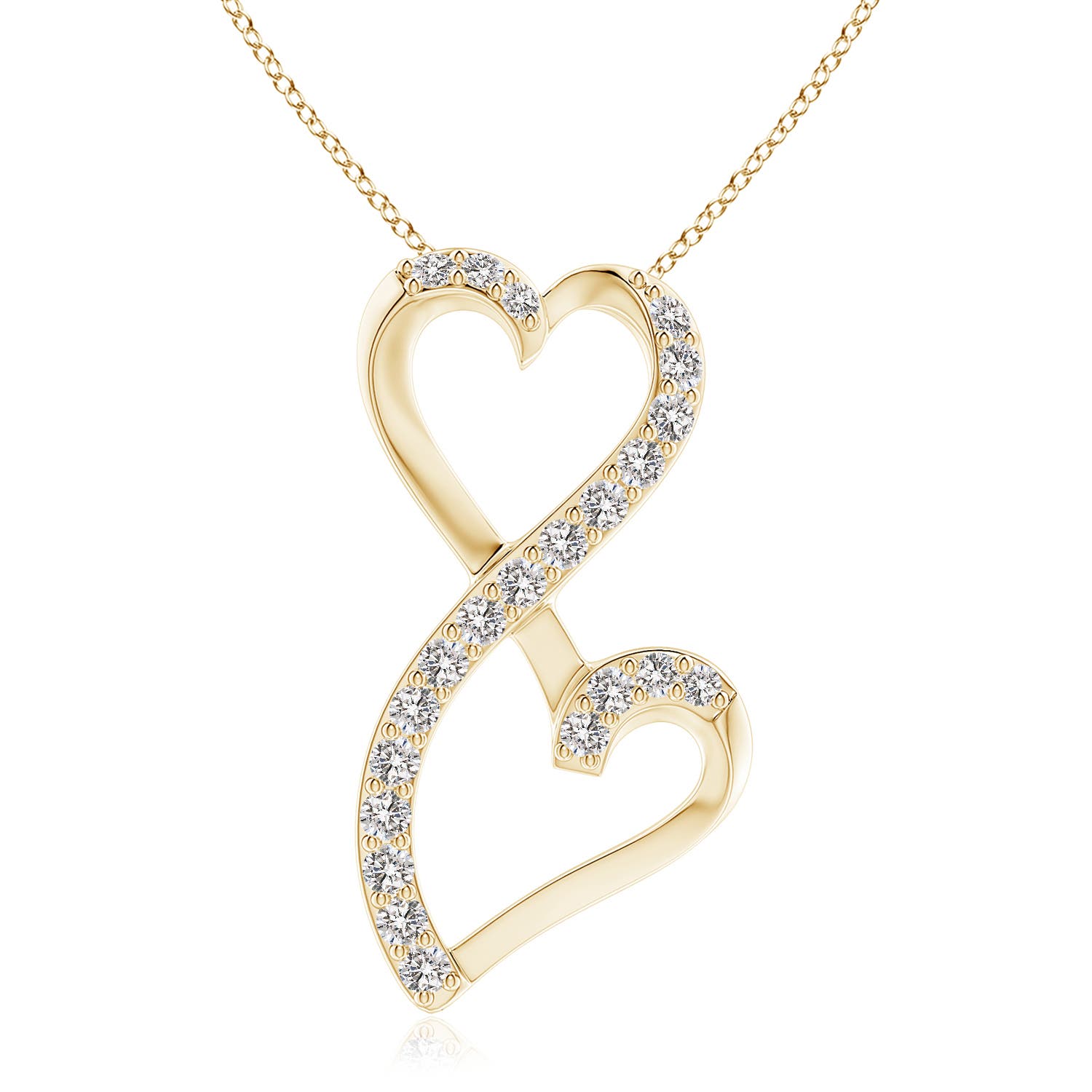 I-J, I1-I2 / 0.97 CT / 14 KT Yellow Gold