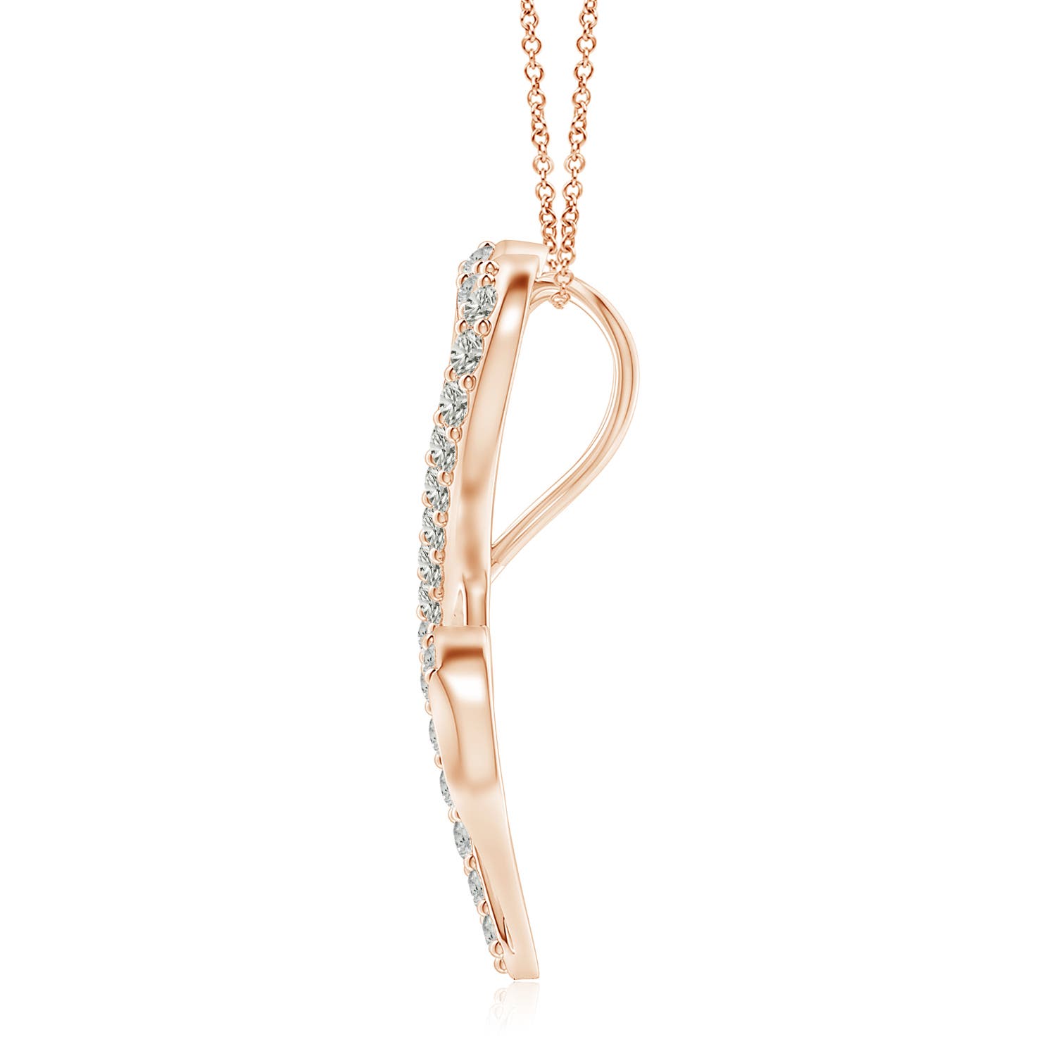 K, I3 / 0.97 CT / 14 KT Rose Gold