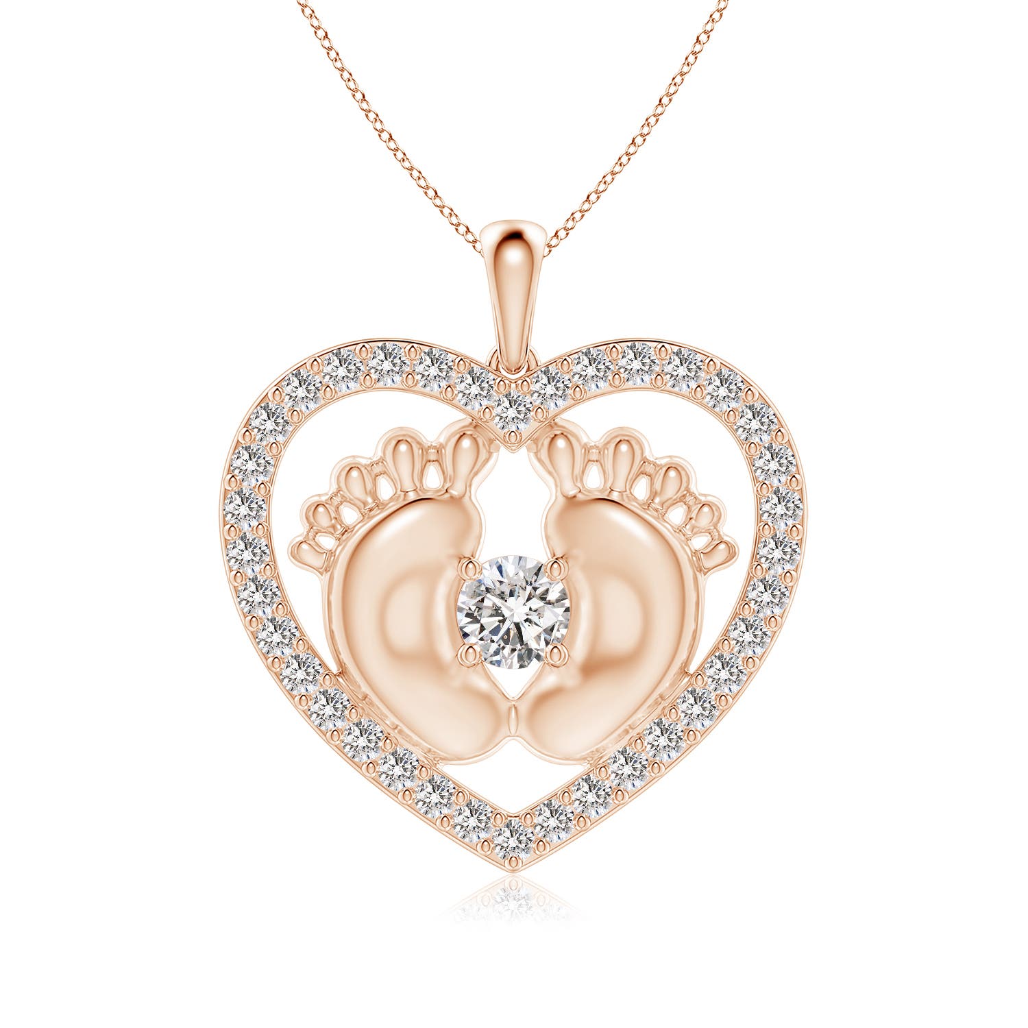 I-J, I1-I2 / 1.54 CT / 14 KT Rose Gold