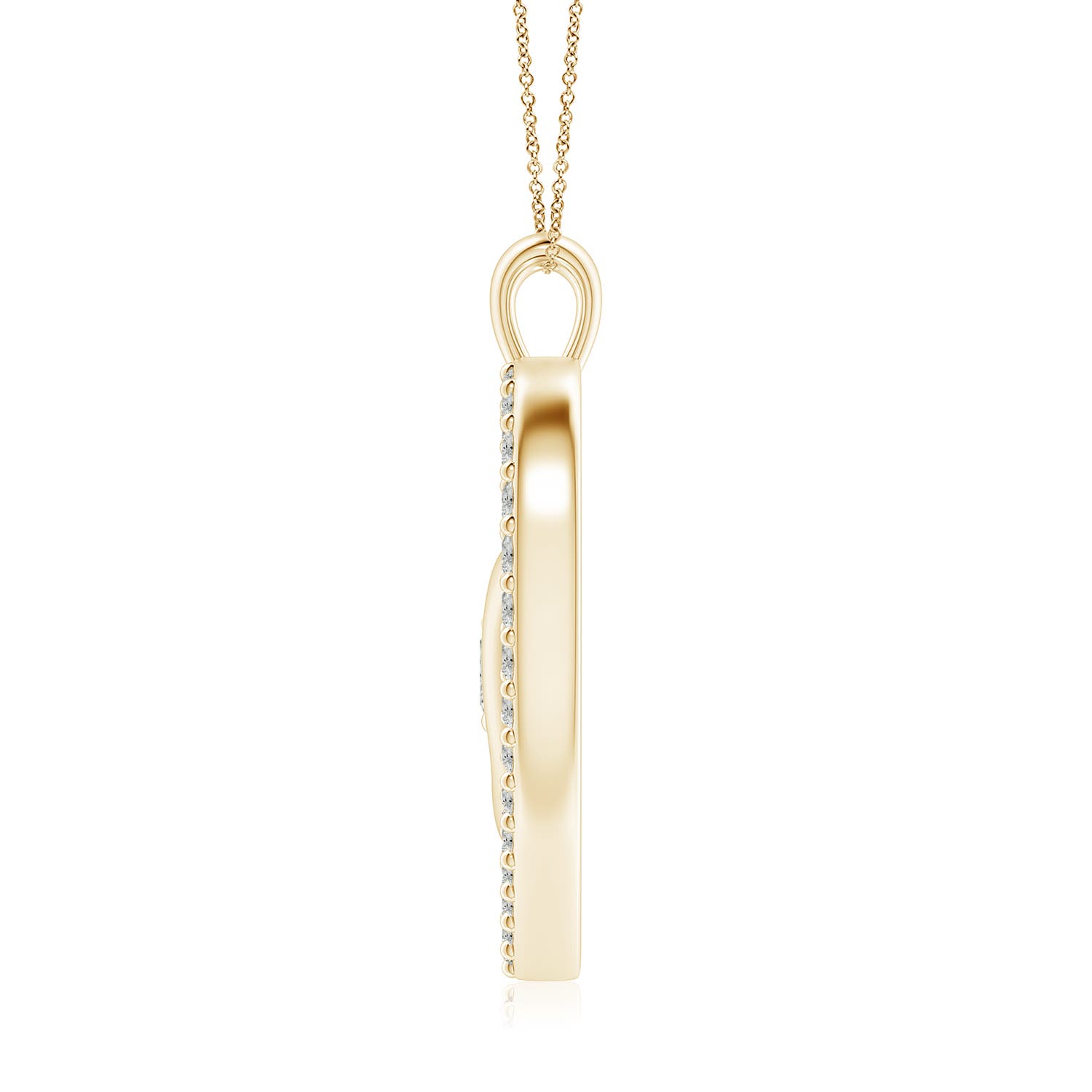 K, I3 / 2 CT / 14 KT Yellow Gold