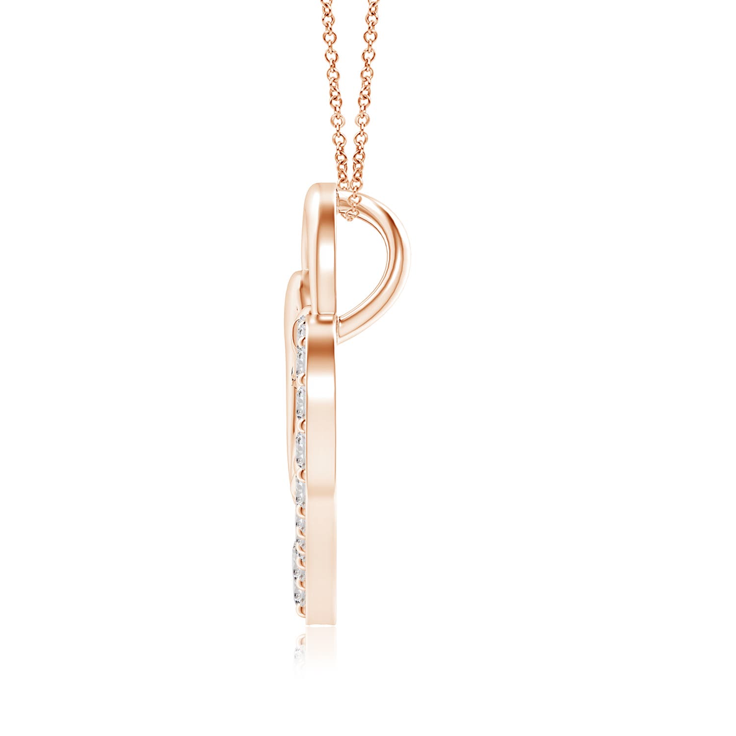 I-J, I1-I2 / 0.16 CT / 14 KT Rose Gold