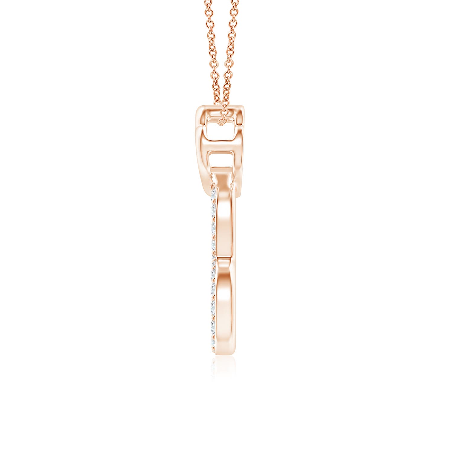 G, VS2 / 0.12 CT / 14 KT Rose Gold