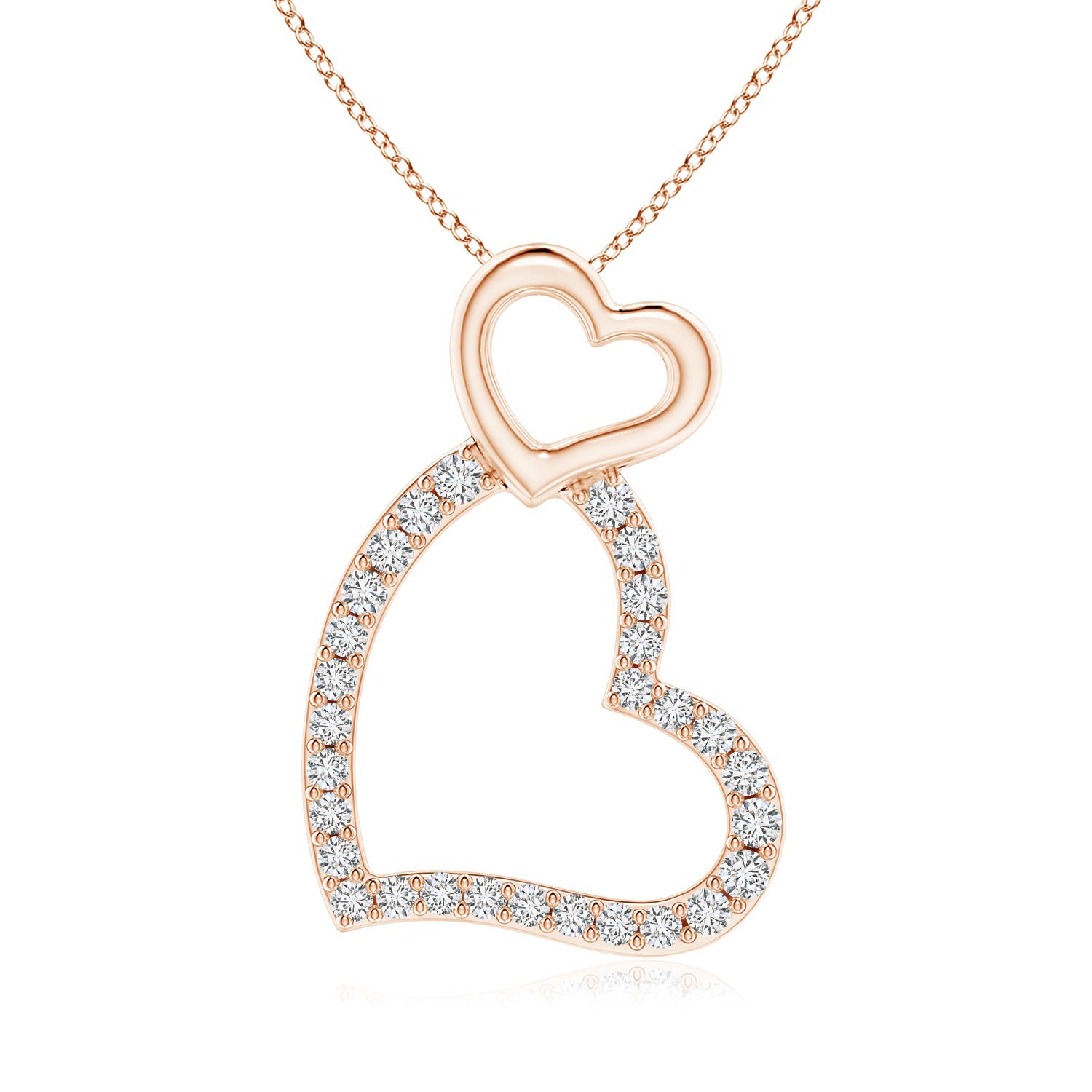 H, SI2 / 0.2 CT / 14 KT Rose Gold