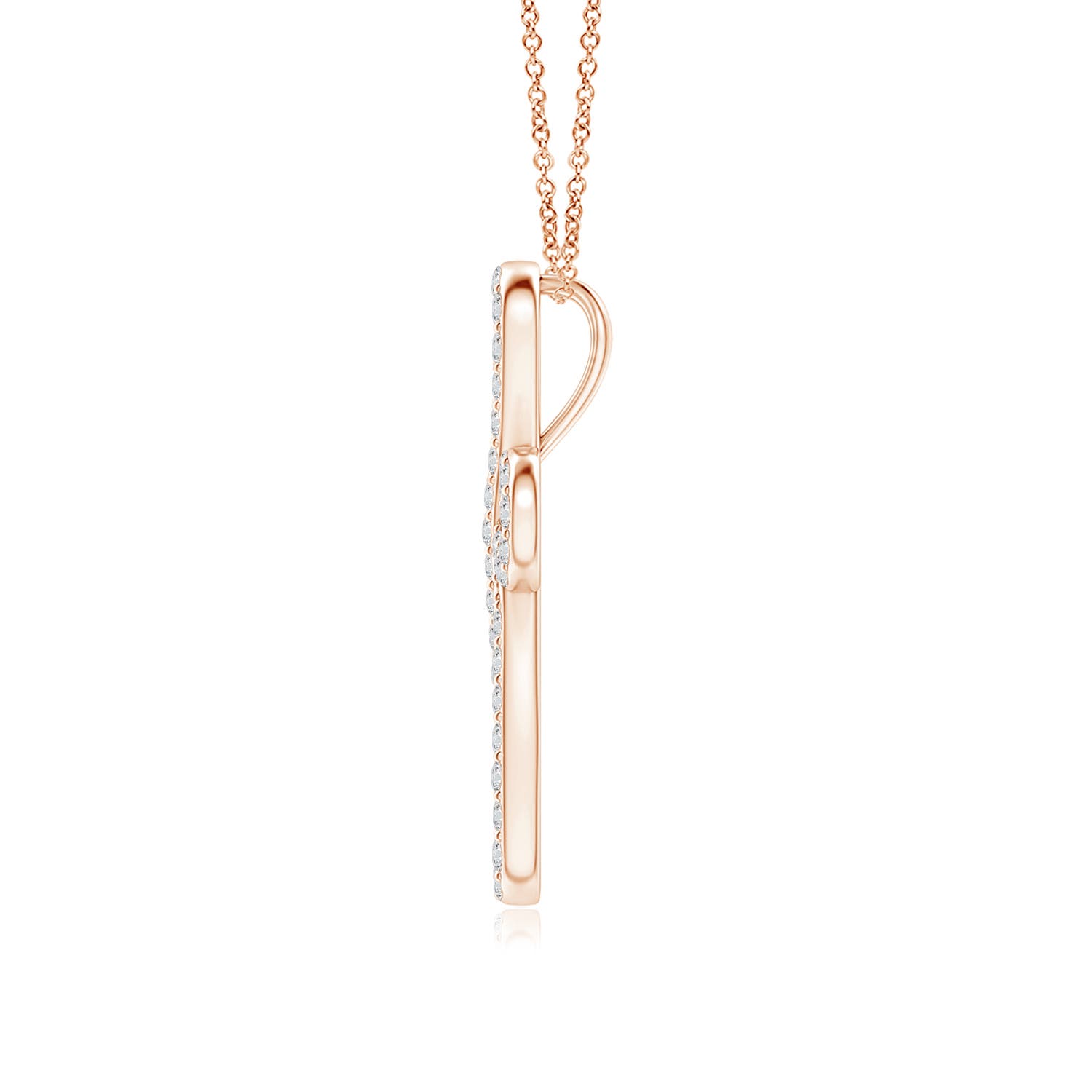 H, SI2 / 0.21 CT / 14 KT Rose Gold