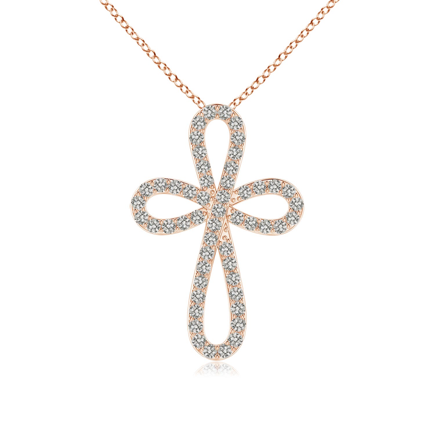 K, I3 / 0.21 CT / 14 KT Rose Gold