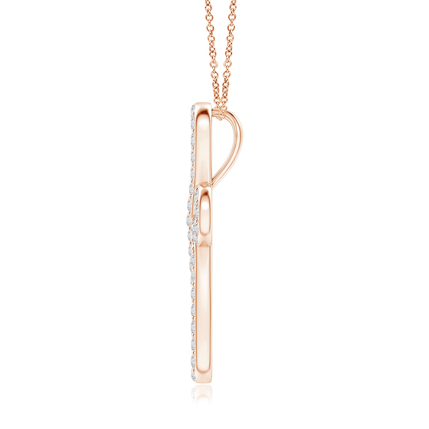 H, SI2 / 0.27 CT / 14 KT Rose Gold