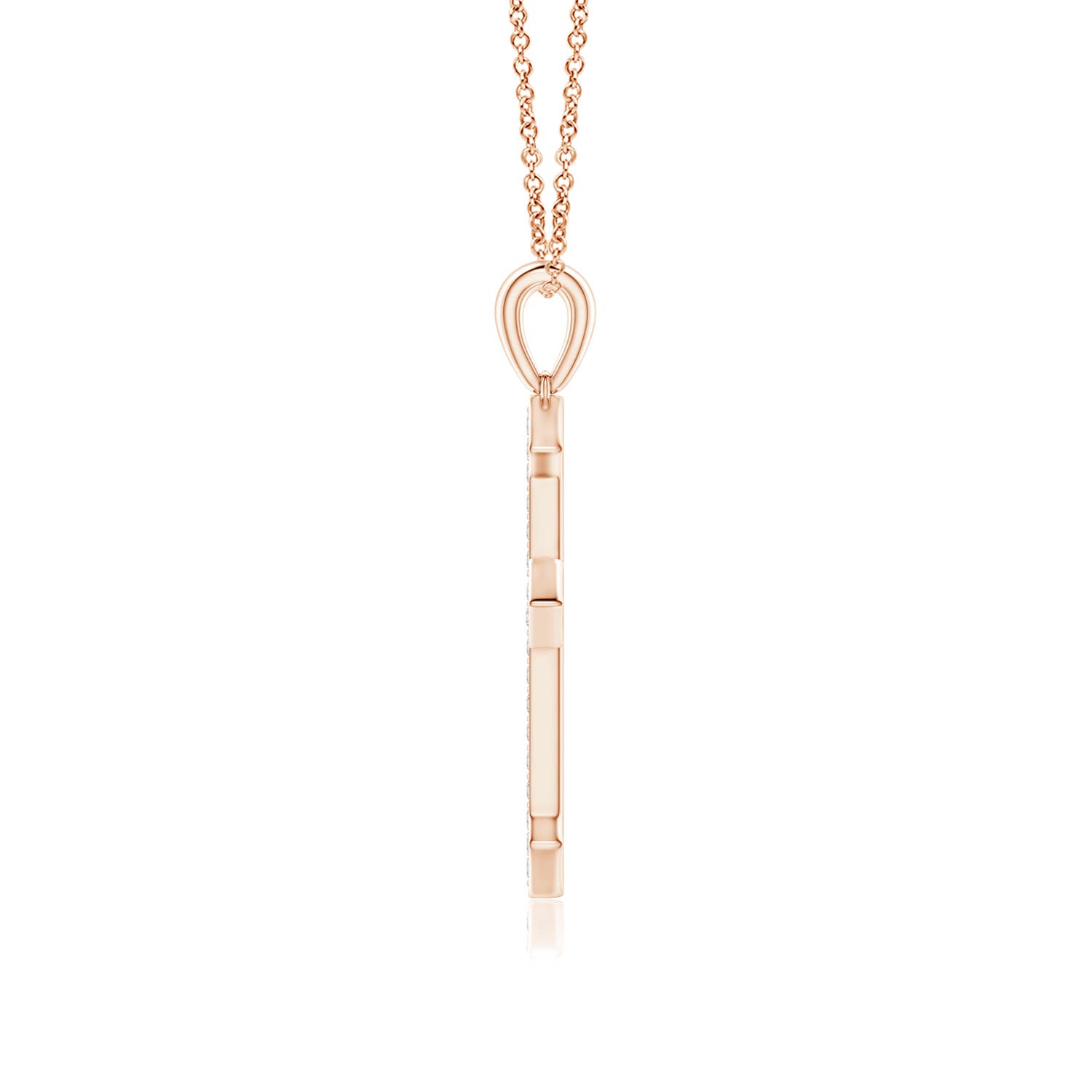 H, SI2 / 0.13 CT / 14 KT Rose Gold