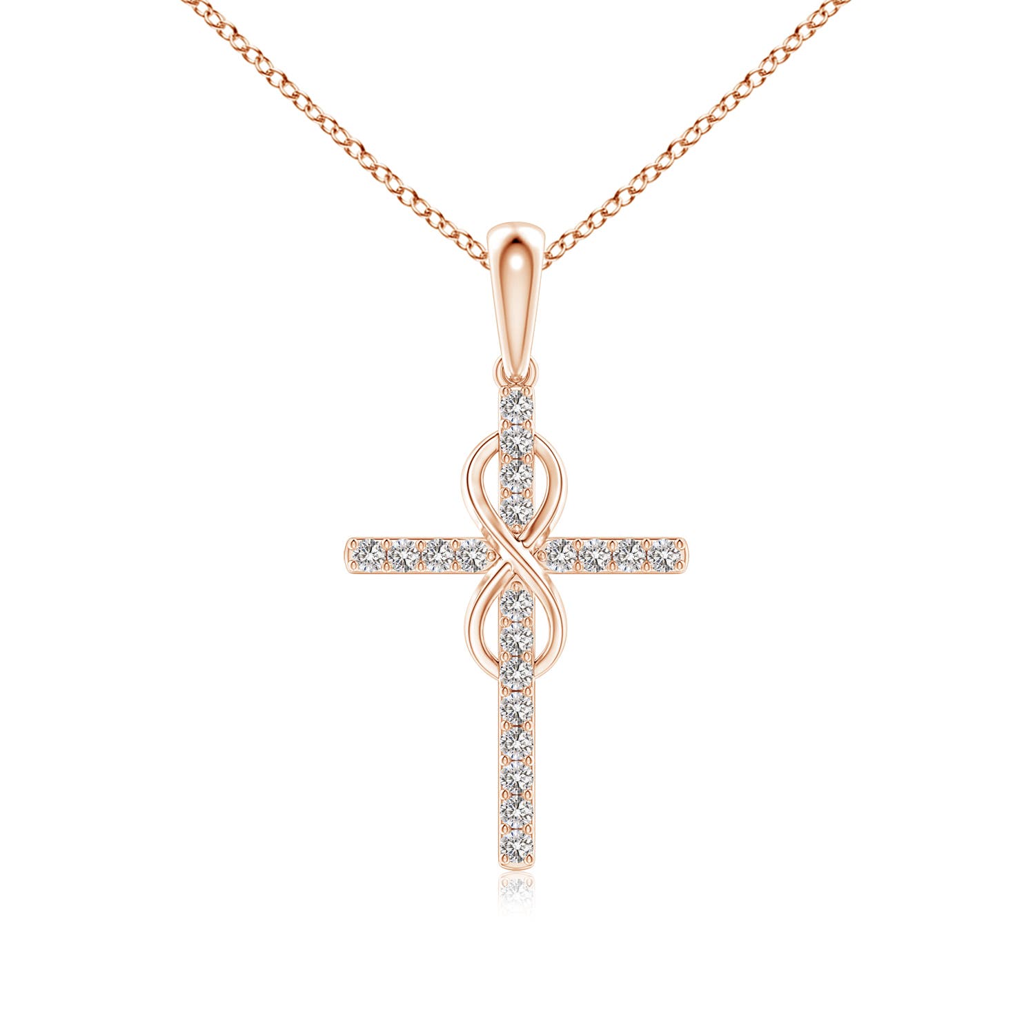 I-J, I1-I2 / 0.08 CT / 14 KT Rose Gold