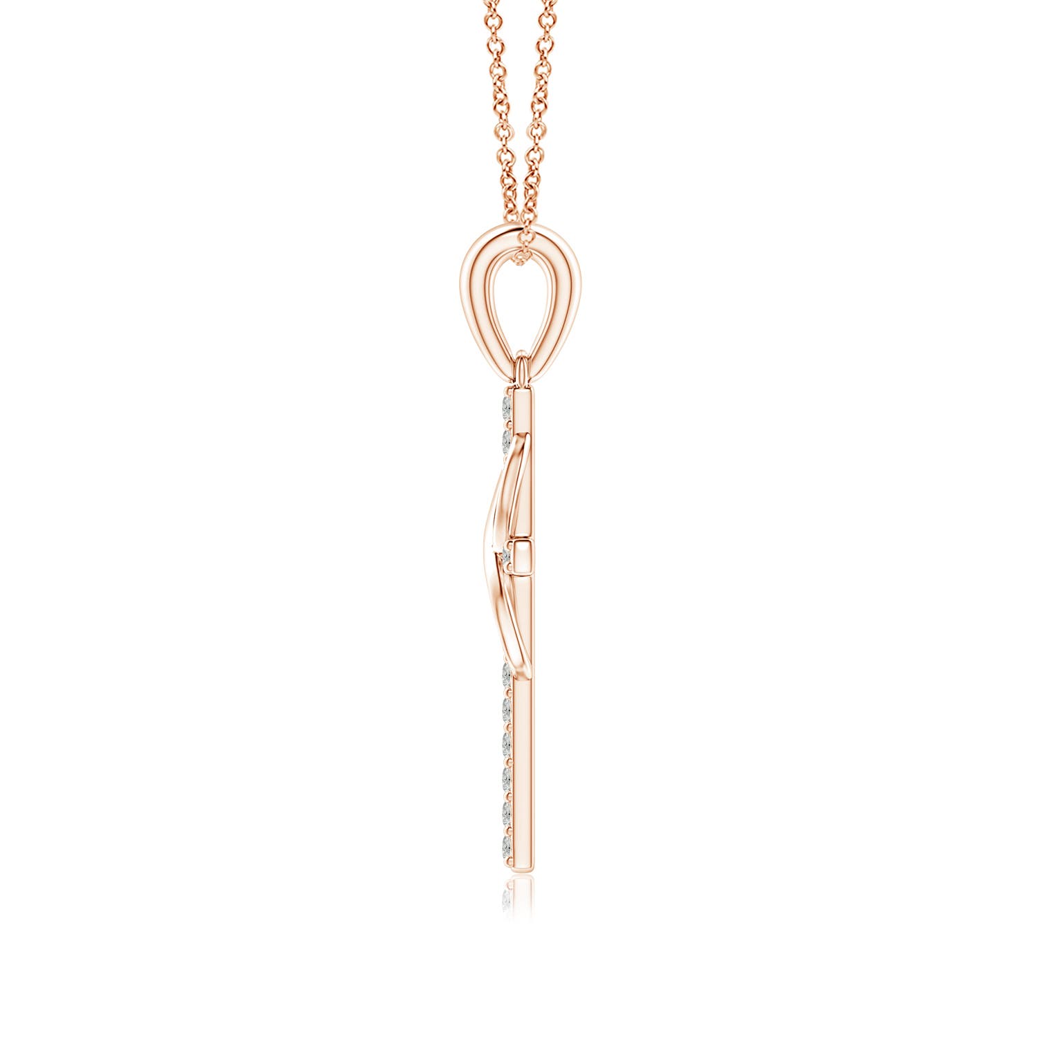 K, I3 / 0.08 CT / 14 KT Rose Gold