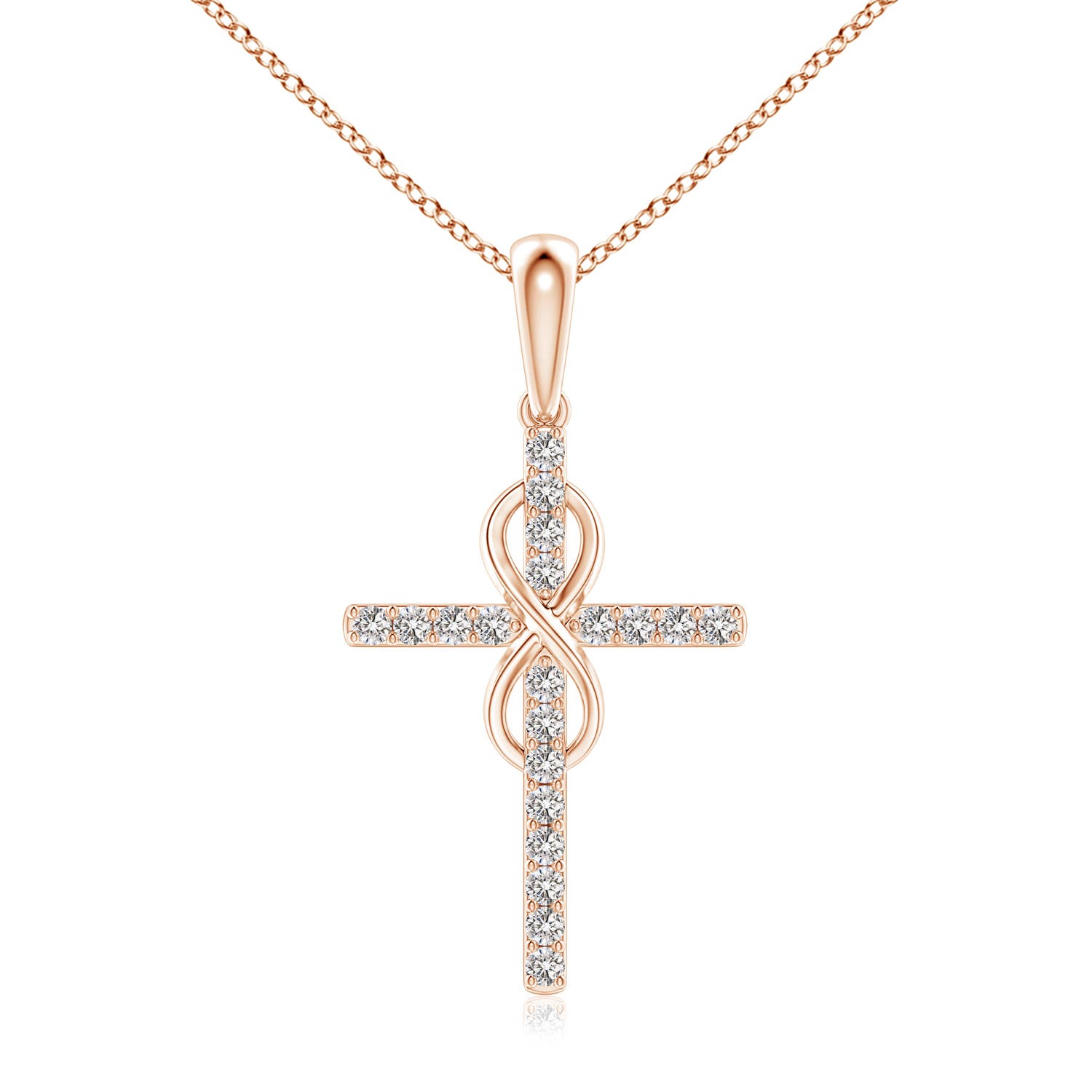 I-J, I1-I2 / 0.1 CT / 14 KT Rose Gold