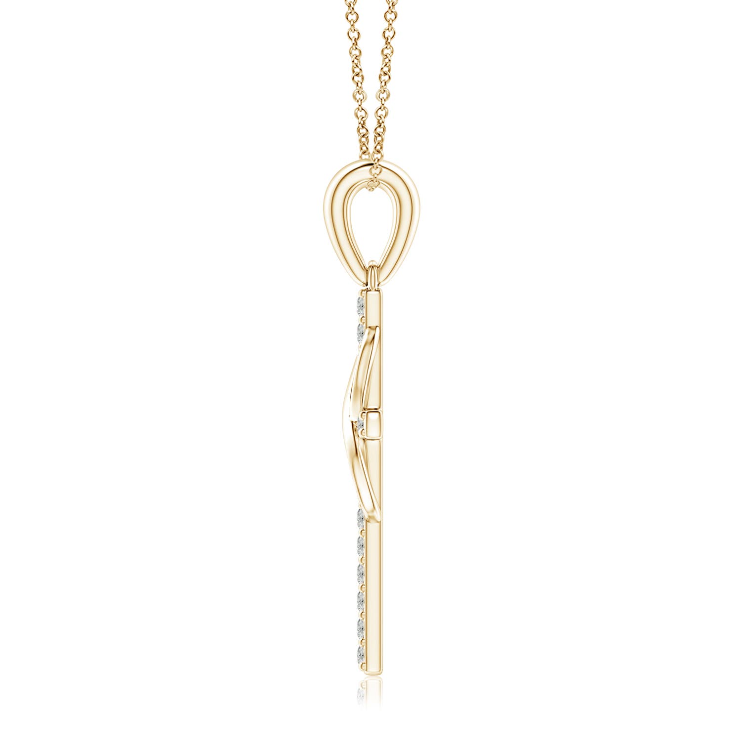 K, I3 / 0.1 CT / 14 KT Yellow Gold