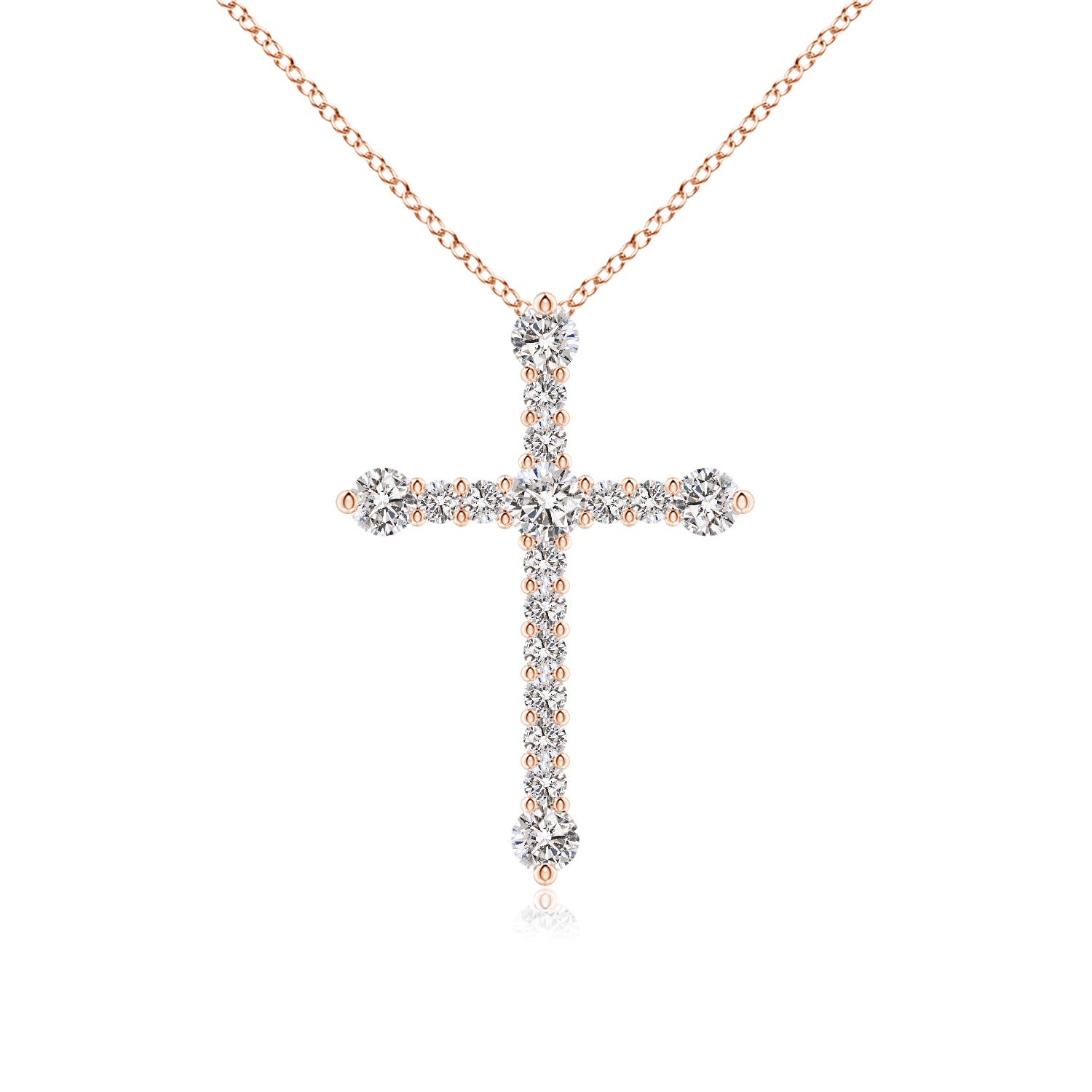 I-J, I1-I2 / 0.51 CT / 14 KT Rose Gold