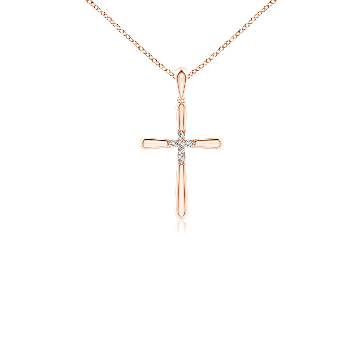 H, SI2 / 0.05 CT / 14 KT Rose Gold