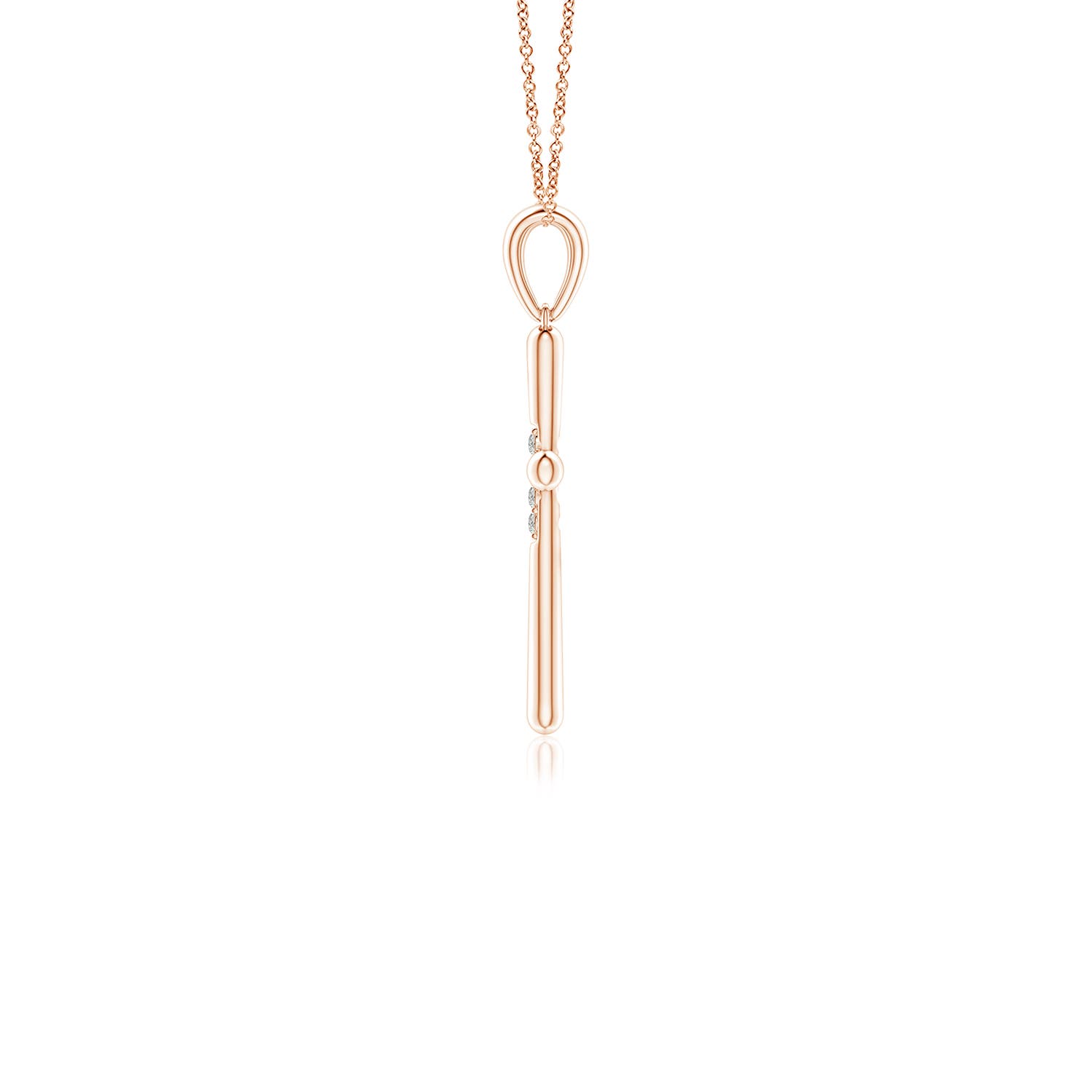 K, I3 / 0.05 CT / 14 KT Rose Gold