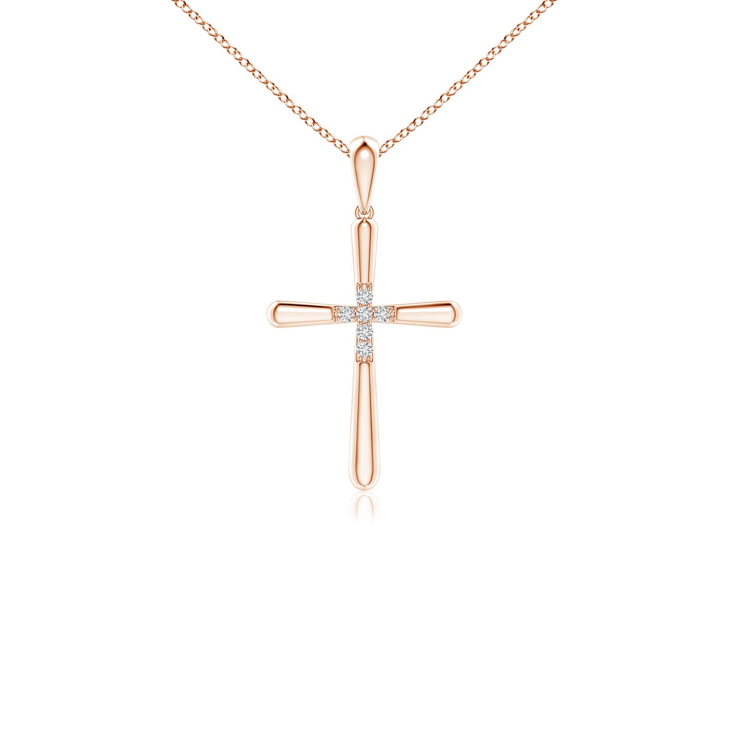 H, SI2 / 0.07 CT / 14 KT Rose Gold