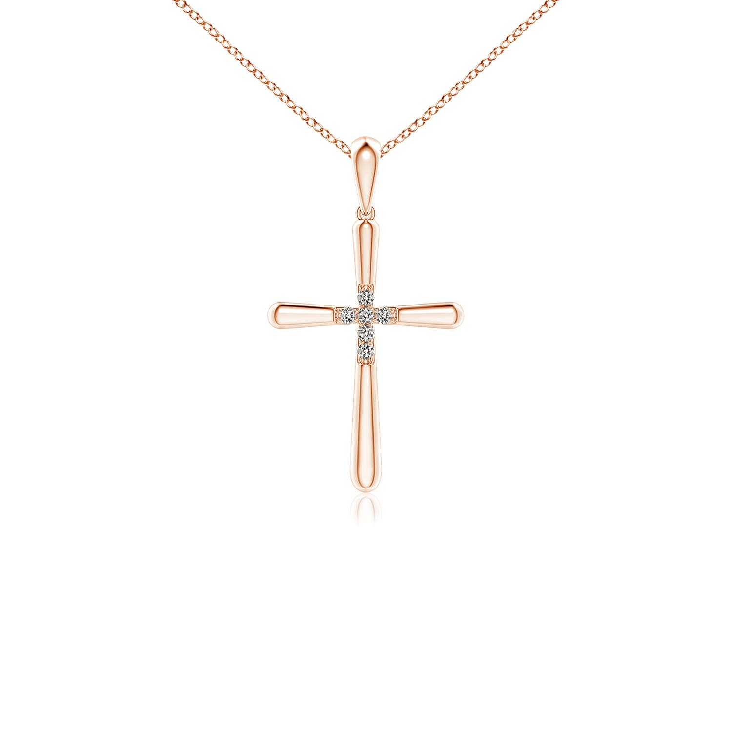 K, I3 / 0.07 CT / 14 KT Rose Gold