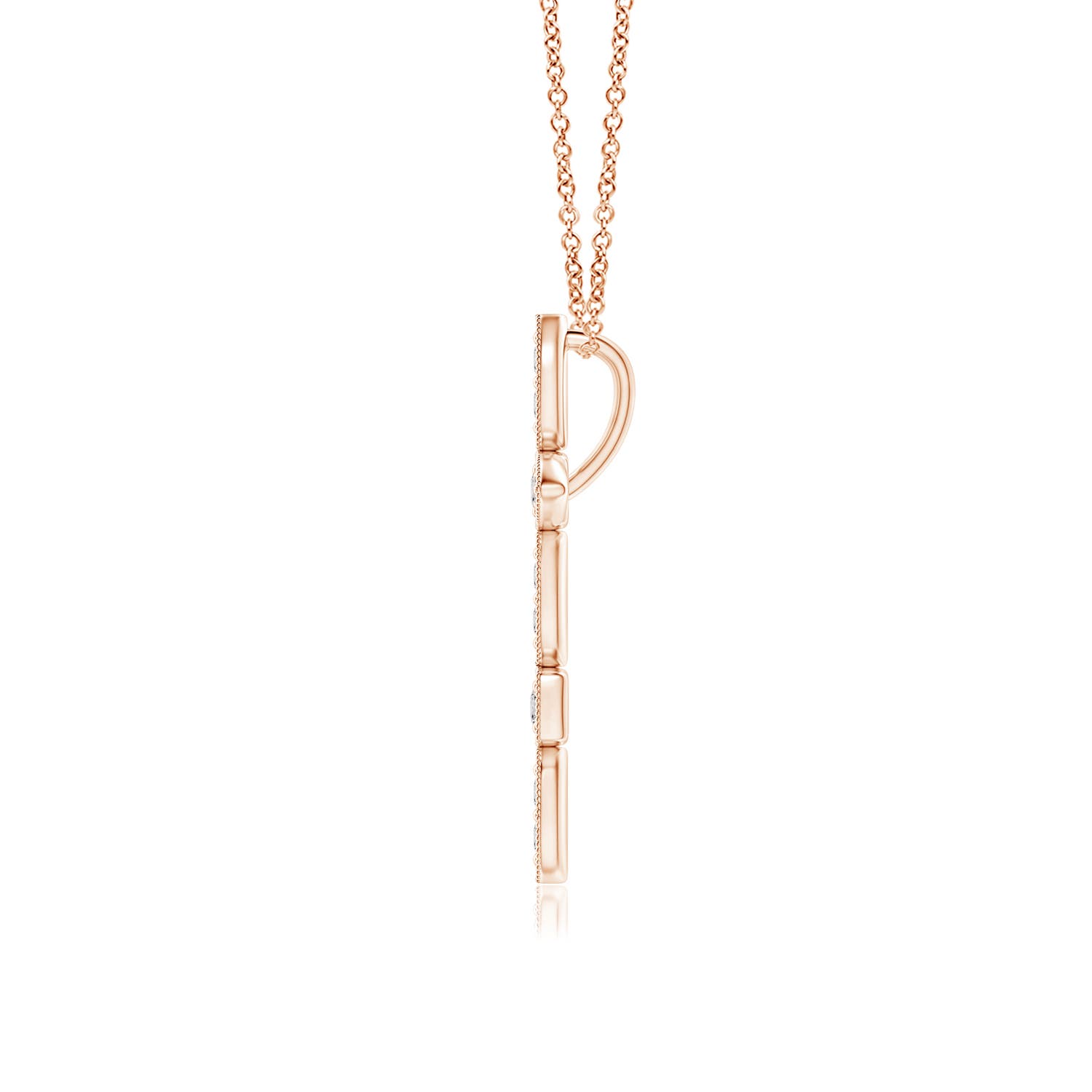 I-J, I1-I2 / 0.11 CT / 14 KT Rose Gold