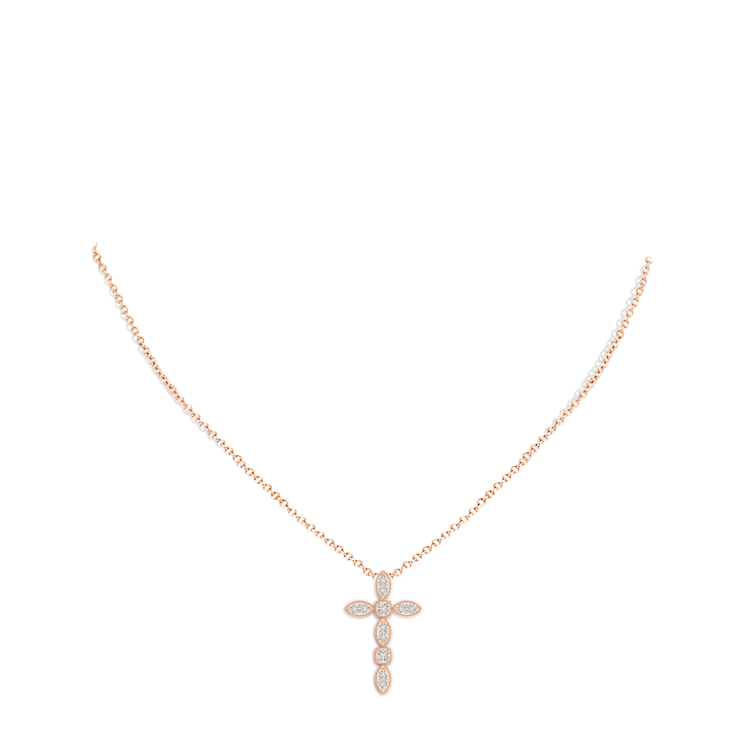 H, SI2 / 0.16 CT / 14 KT Rose Gold